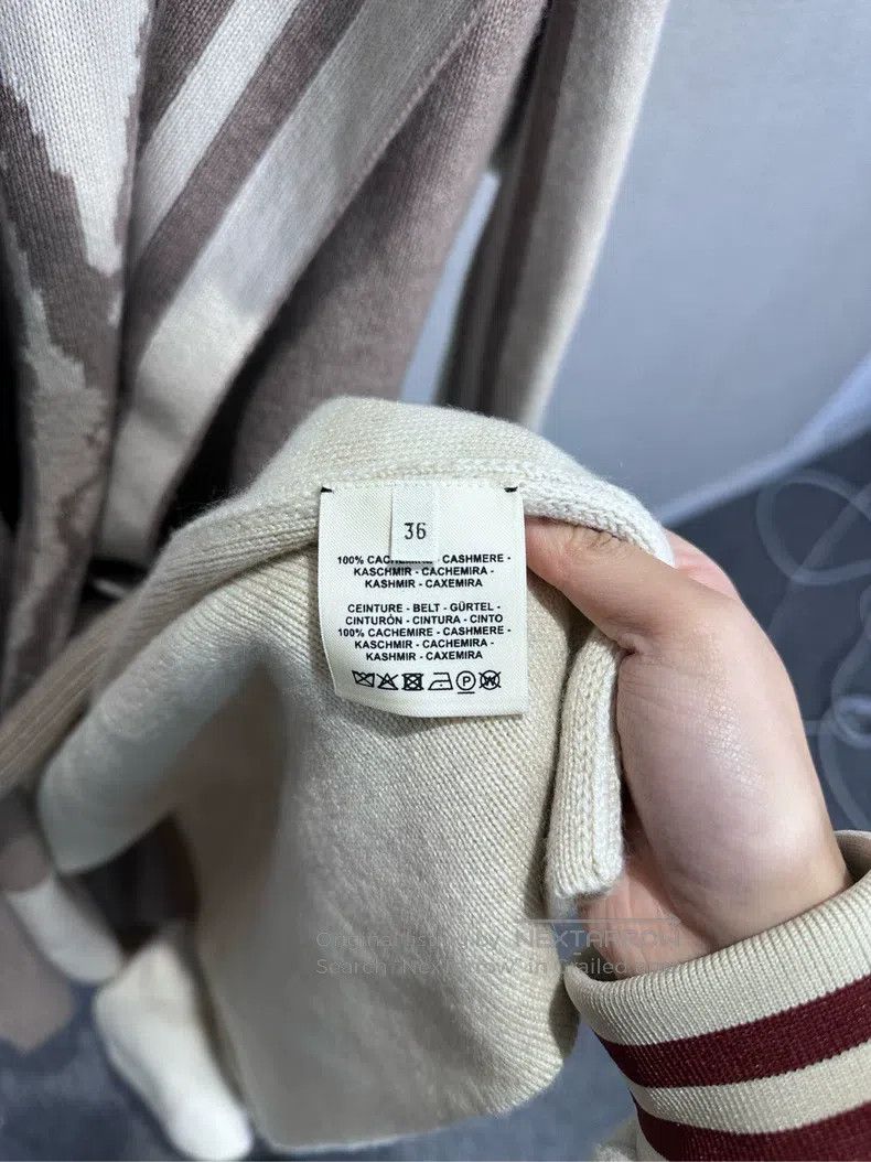 Hermes Hermes Khaki Long Cardigan Size XS / US 0-2 / IT 36-38 - 4 Thumbnail
