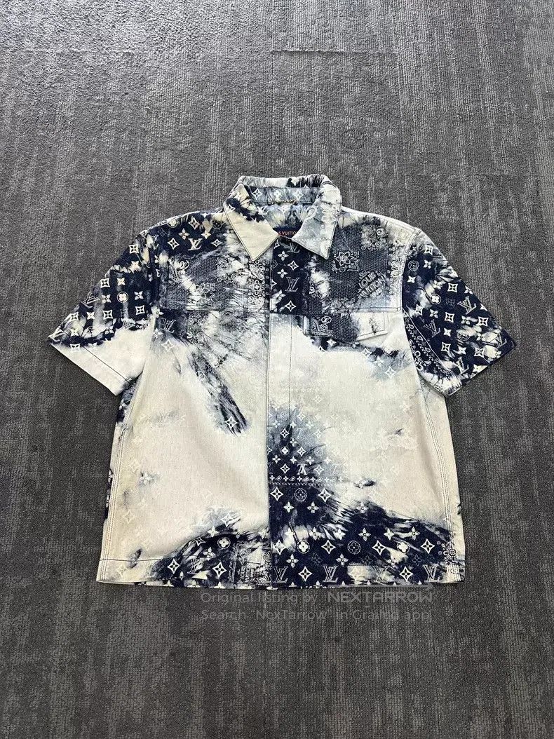 Louis Vuitton Louis Vuitton Old flower full print short sleeve shirt Size US S / EU 44-46 / 1 - 1 Thumbnail