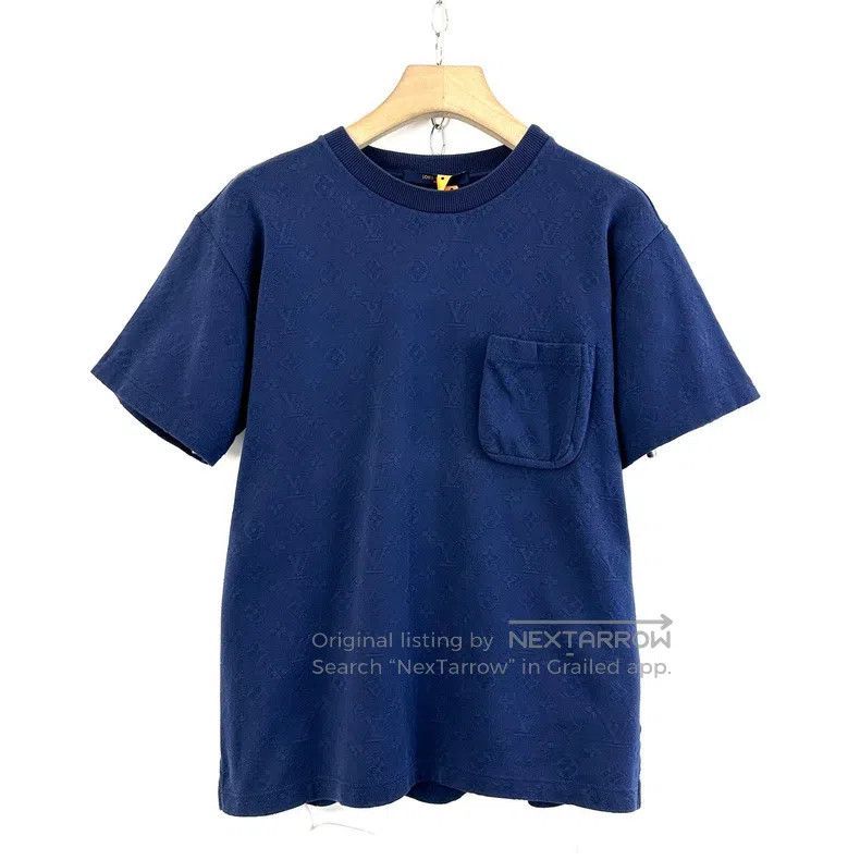 Louis Vuitton Louis Vuitton Dark blue dark stripes presbyopic full logo Size US S / EU 44-46 / 1 - 1 Thumbnail