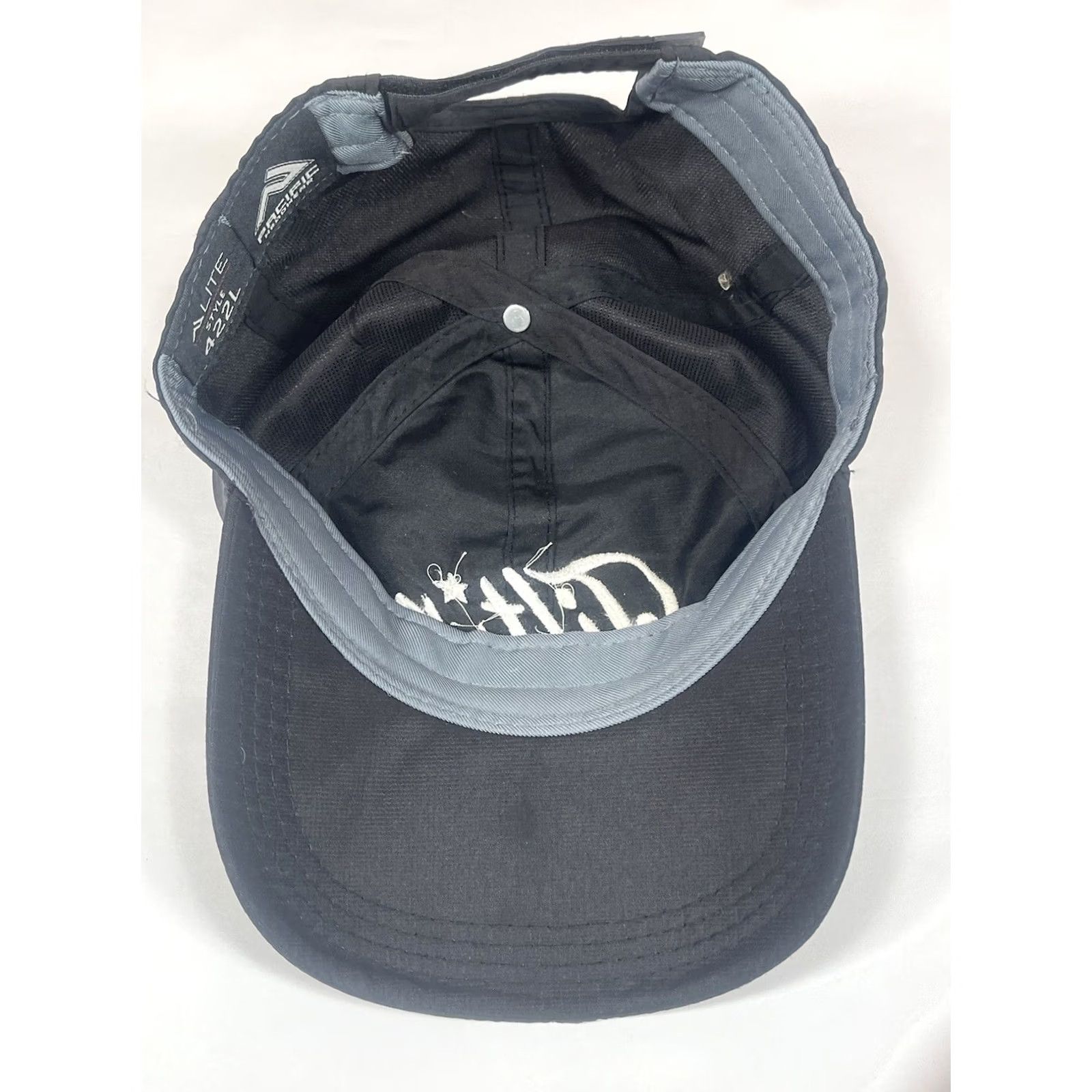 Vintage Pacific Headwear Lite 422L Strap Back Hat Cap OneSize Fit All Black Tilt’nDinner Size ONE SIZE - 7 Thumbnail