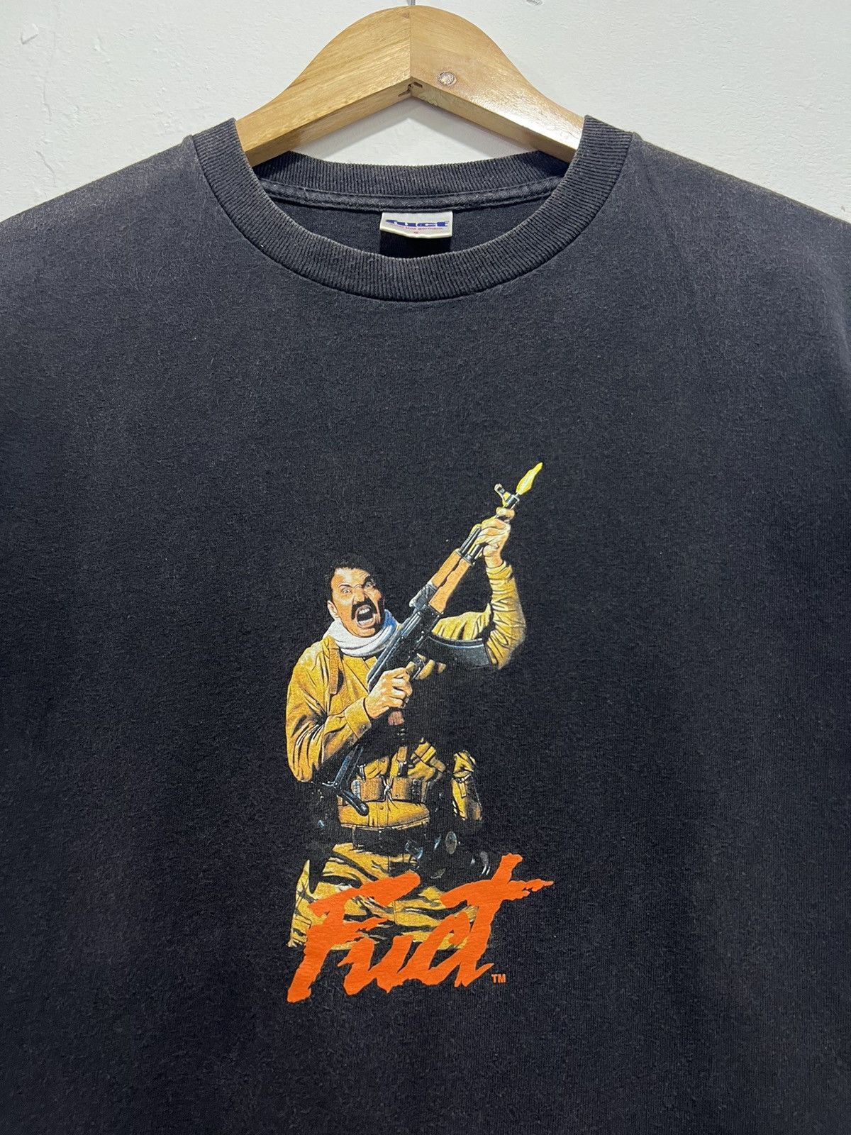 FUCT × Vintage Fuct Scream Crazy Graphic Tshirt Size US S / EU 44-46 / 1 - 2 Thumbnail