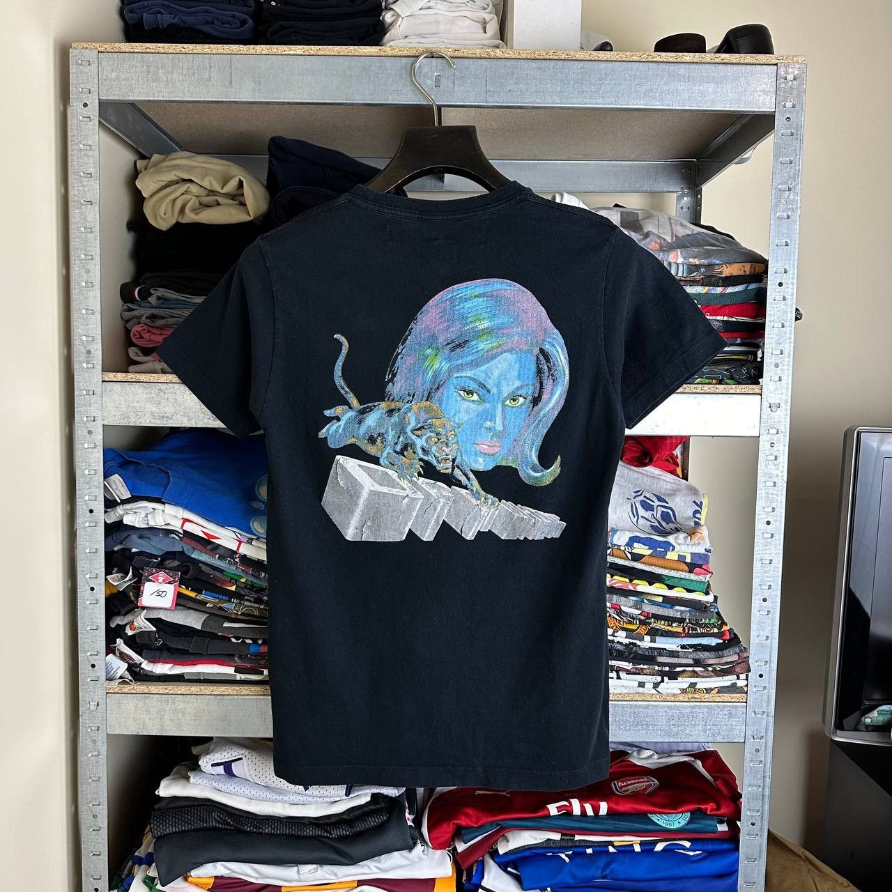 Rare! Panther Off White Horror Big Logo Tee