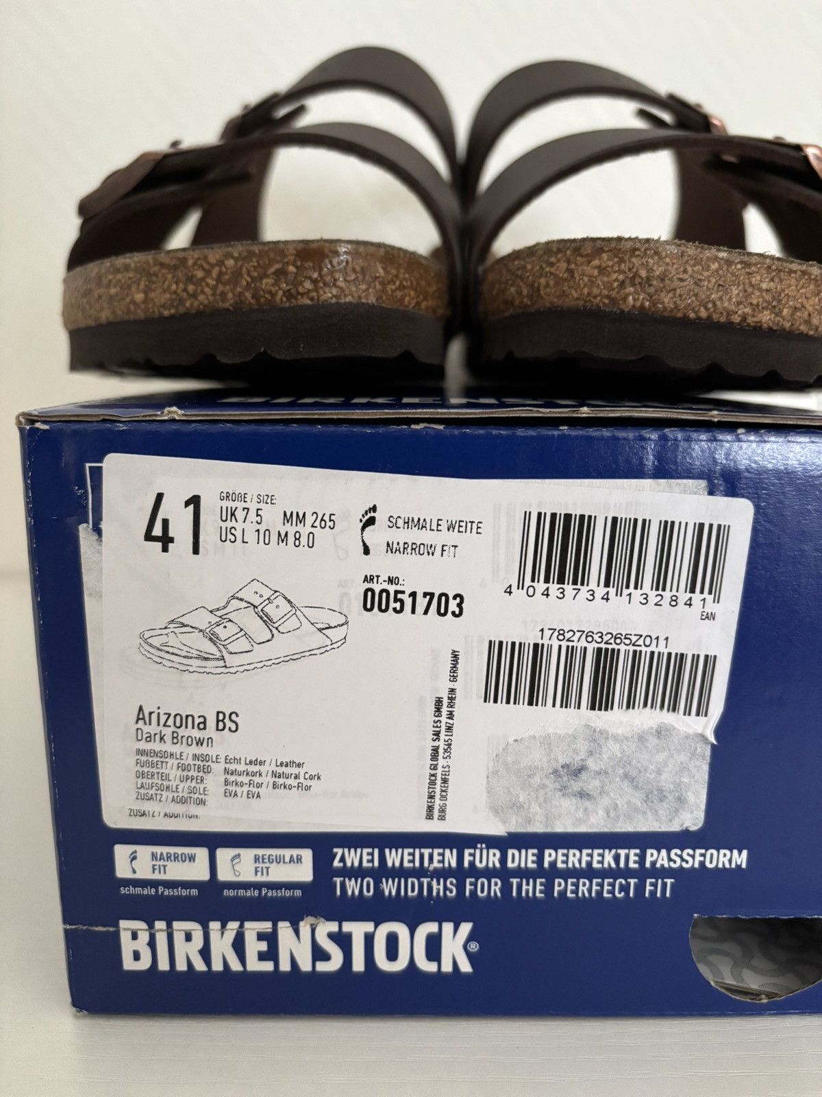 Birkenstock Birkenstock Arizona BS dark brown 41 new Size US 8 / EU 41 - 8 Thumbnail