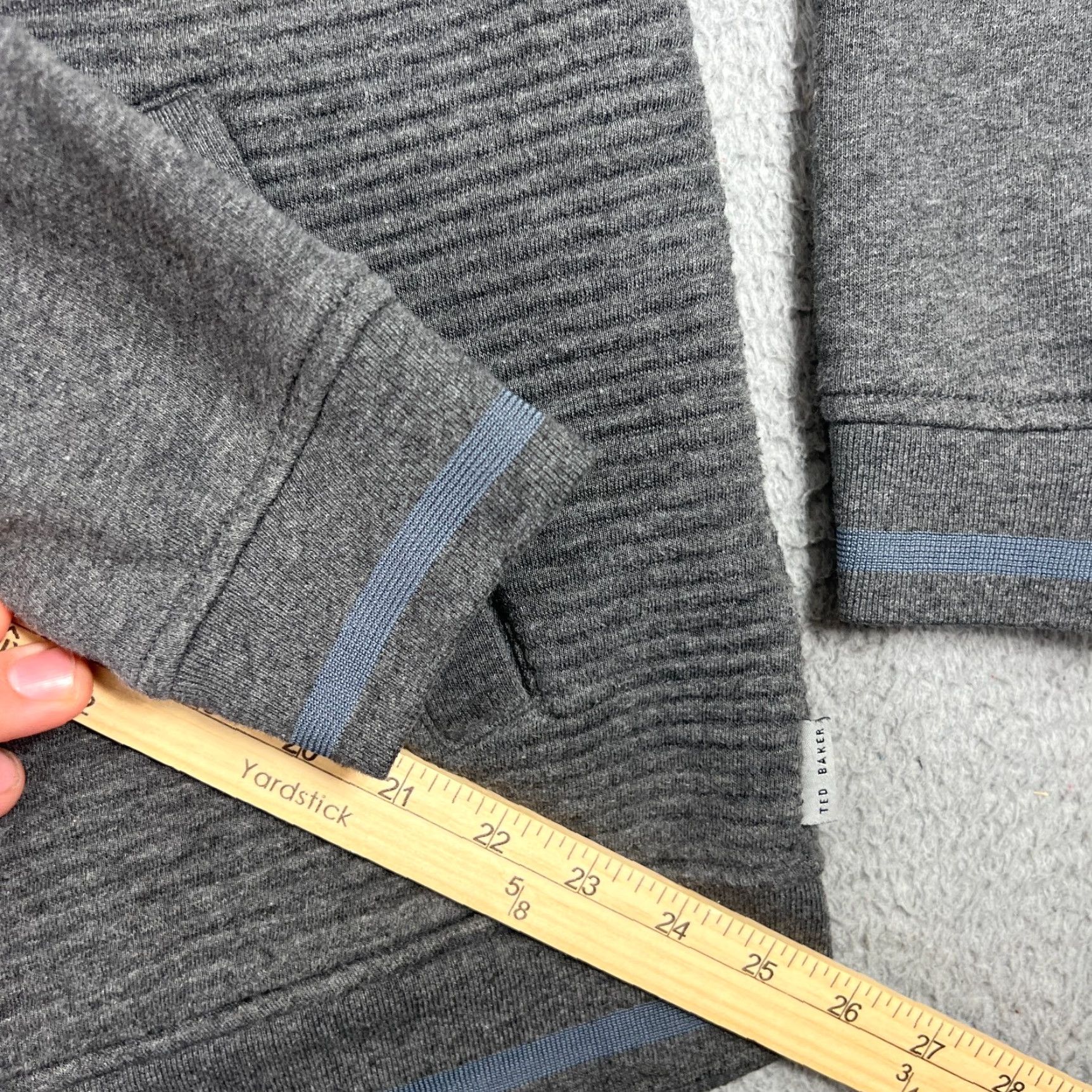 Ted Baker Ted Baker London Sweater Men Sz XL 5 Full Zipper Funnel Neck Long Sleeve Size US XL / EU 56 / 4 - 4 Thumbnail