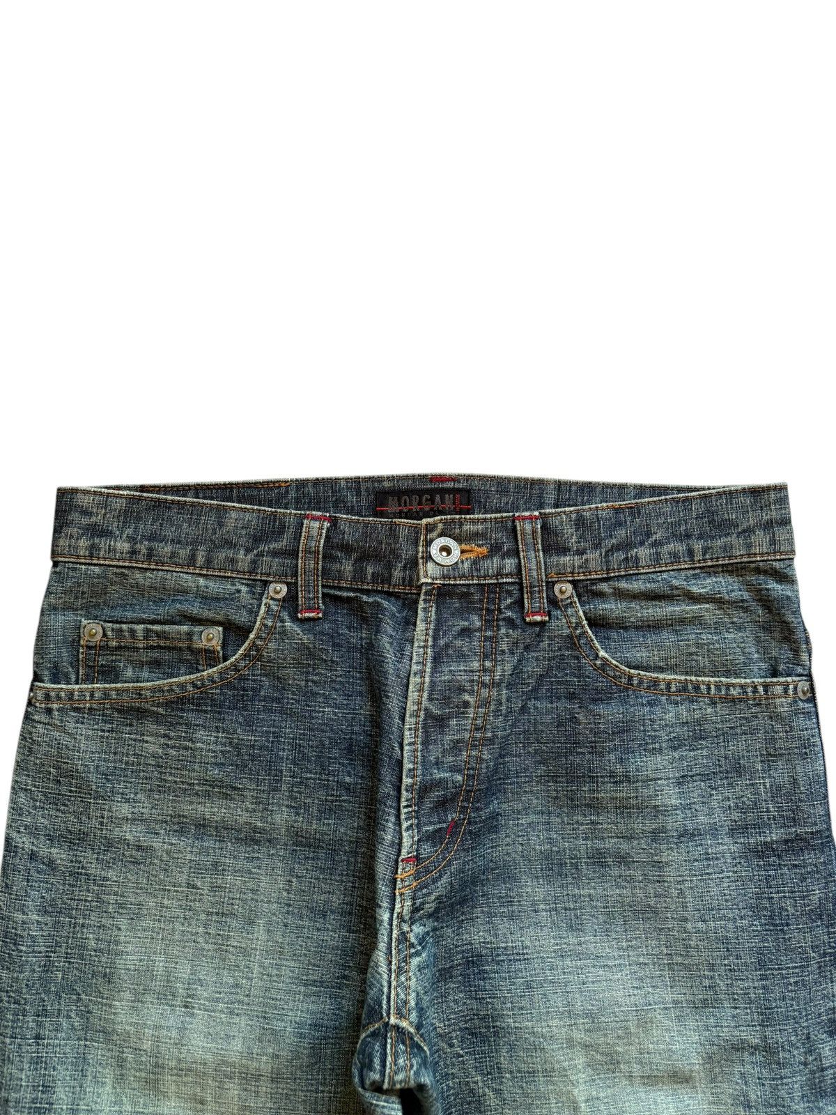 Japanese Brand × Morgan Homme Vintage Japanese Morgan Homme Mud Wash Distressed Jeans Size US 31 - 4 Thumbnail