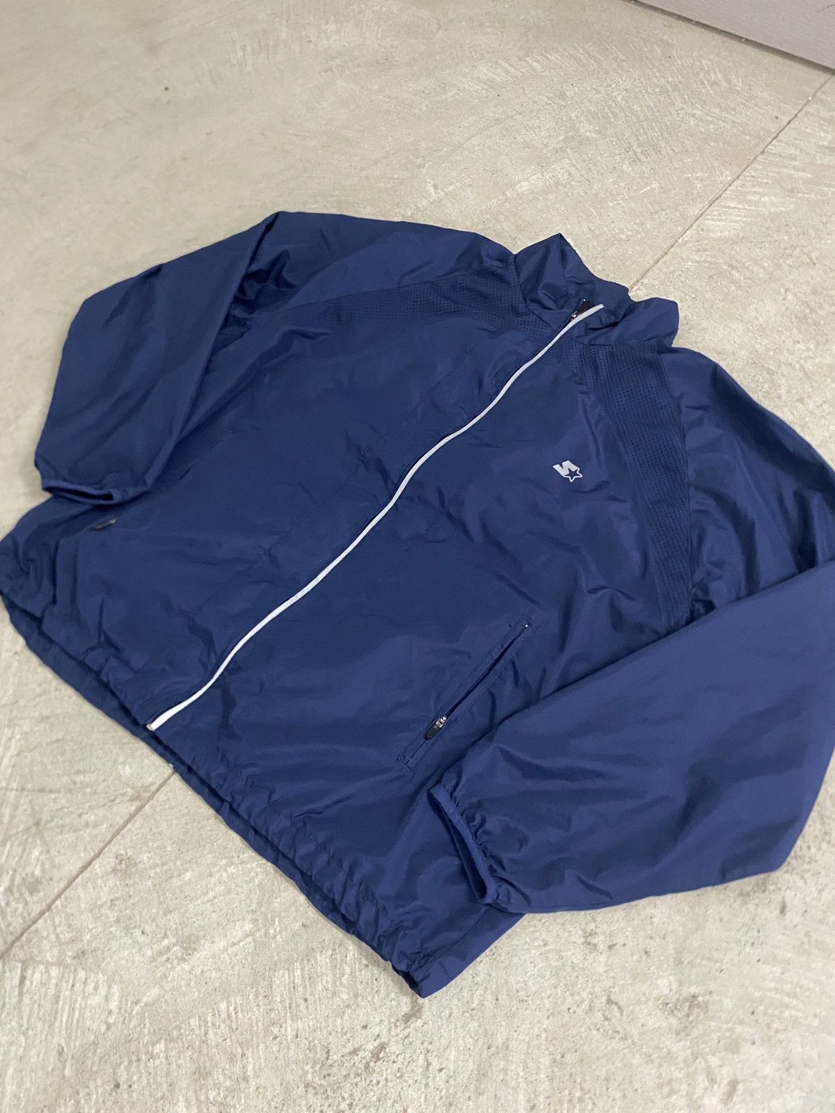 Starter Starter Navy Blue Nylon Track Jacket Size US XXL / EU 58 / 5 - 1 Thumbnail
