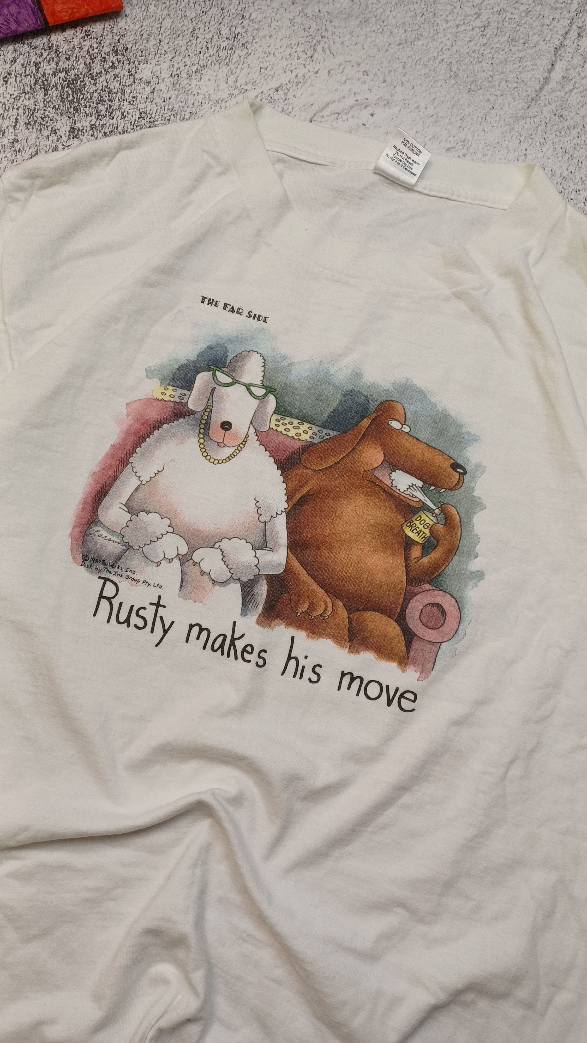 Other Vintage 80s The Far Side Humor T Shirt Size US XL / EU 56 / 4 - 3 Thumbnail