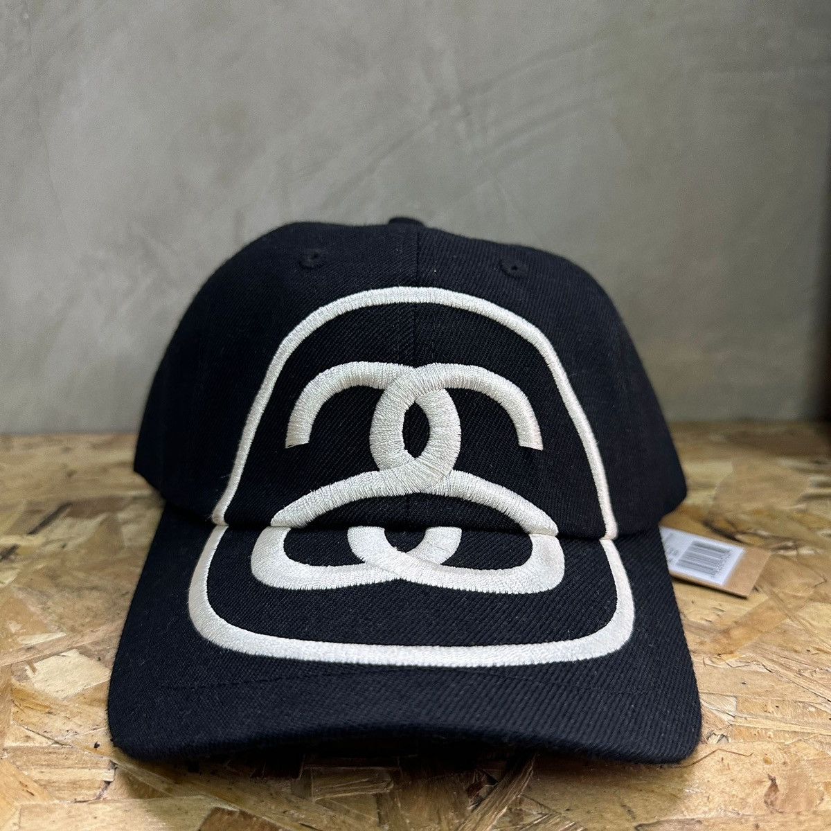 Stussy STUSSY BIG LINK LOW PRO CAP - BLACK Size ONE SIZE - 2 Thumbnail