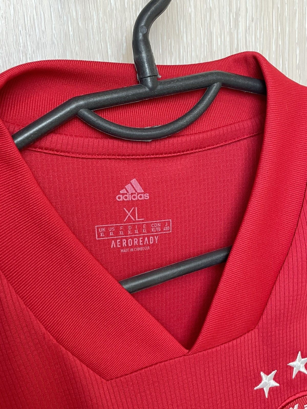 Adidas AJAX AMSTERDAM 2019 2020 HOME FOOTBALL SHIRT SOCCER JERSEY Size US XL / EU 56 / 4 - 8 Thumbnail