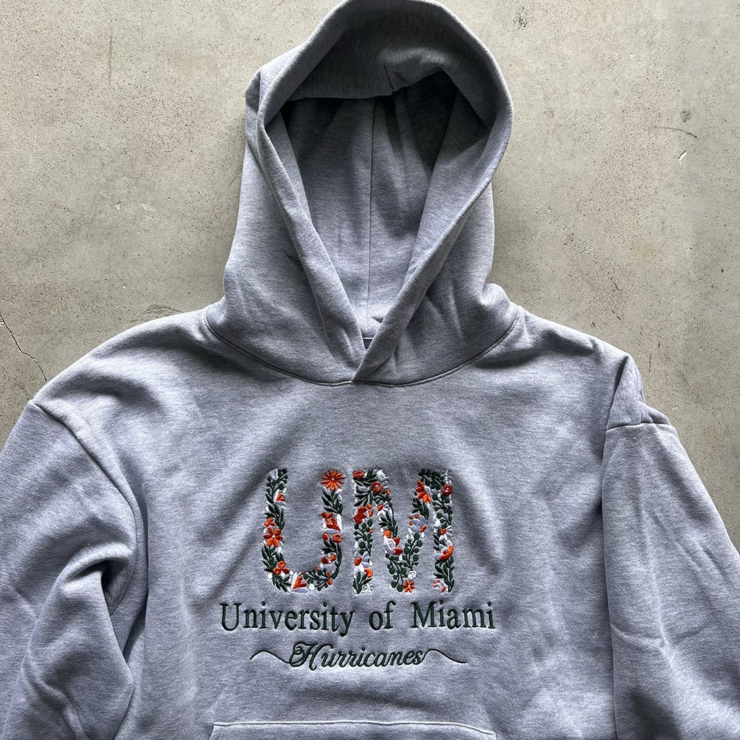 Prolific UM University of Miami Hoodie FLoral Size US M / EU 48-50 / 2 - 4 Thumbnail