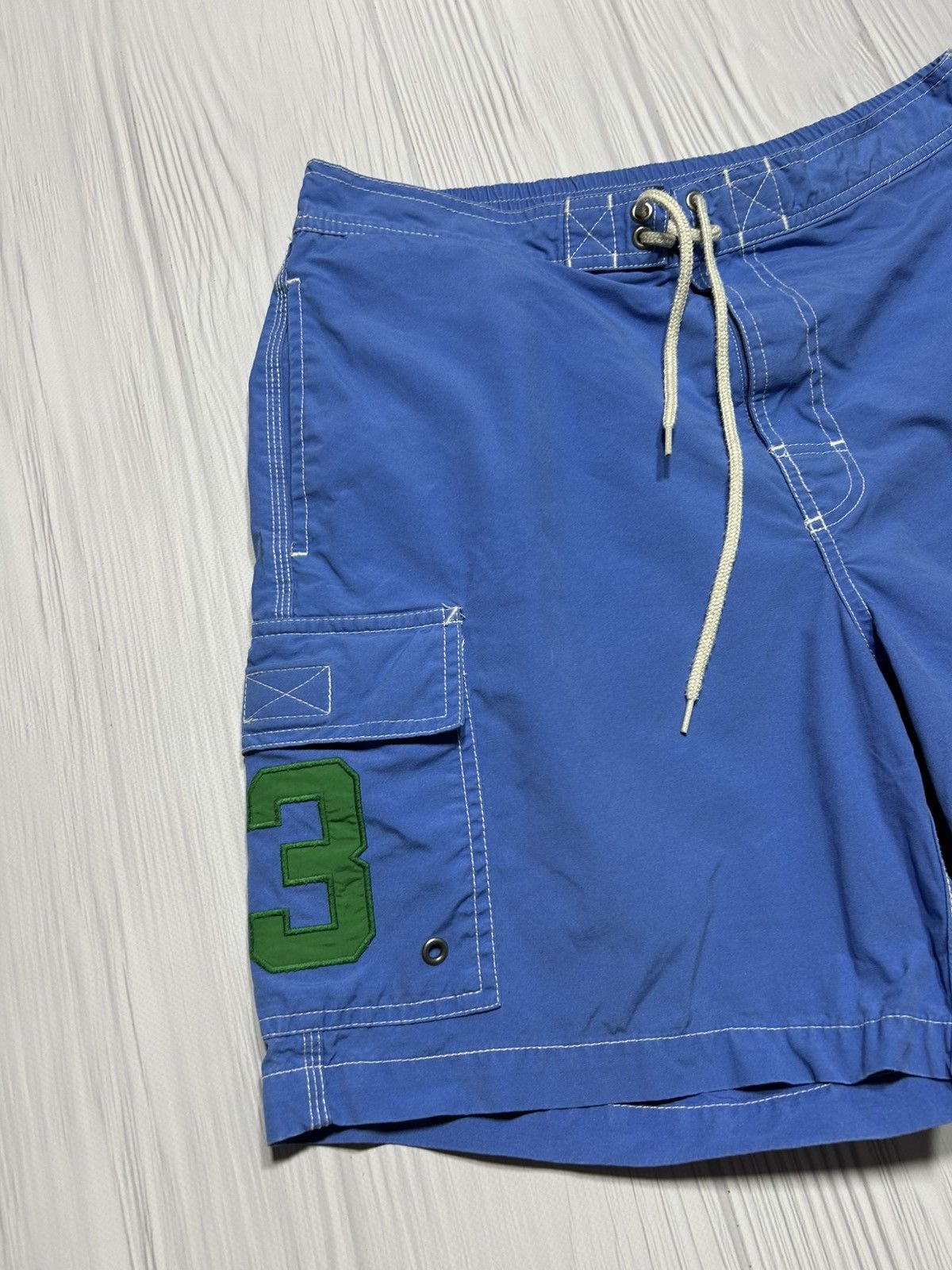 Polo Ralph Lauren Vintage Polo Ralph Lauren Big Pony 3 Team Shorts Size S Size US 30 / EU 46 - 5 Thumbnail