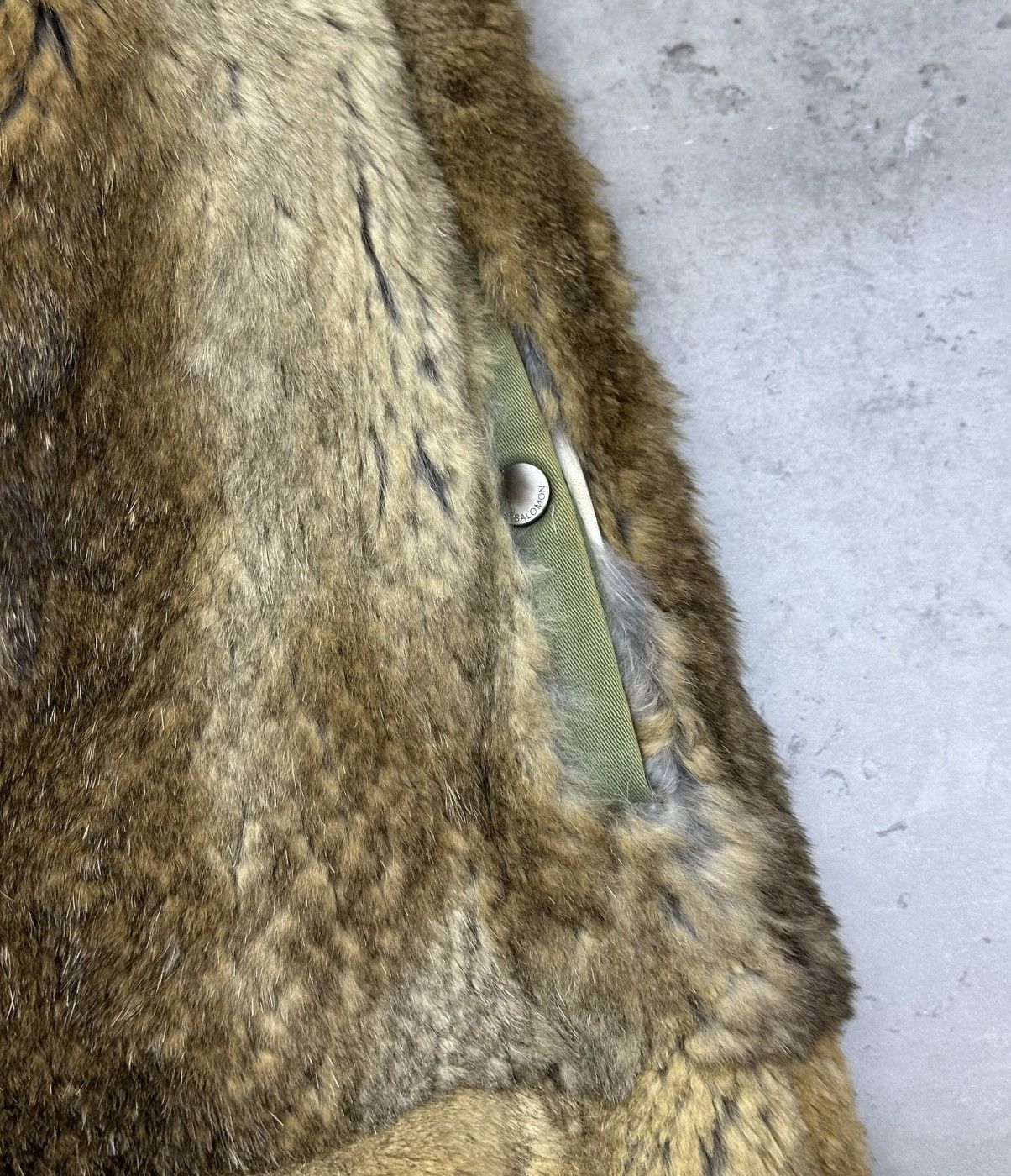 Yves Salomon YVES SALOMON Luxury Jacket Rabbit Fur Lining Coyote Trim Size US M / EU 48-50 / 2 - 11 Thumbnail
