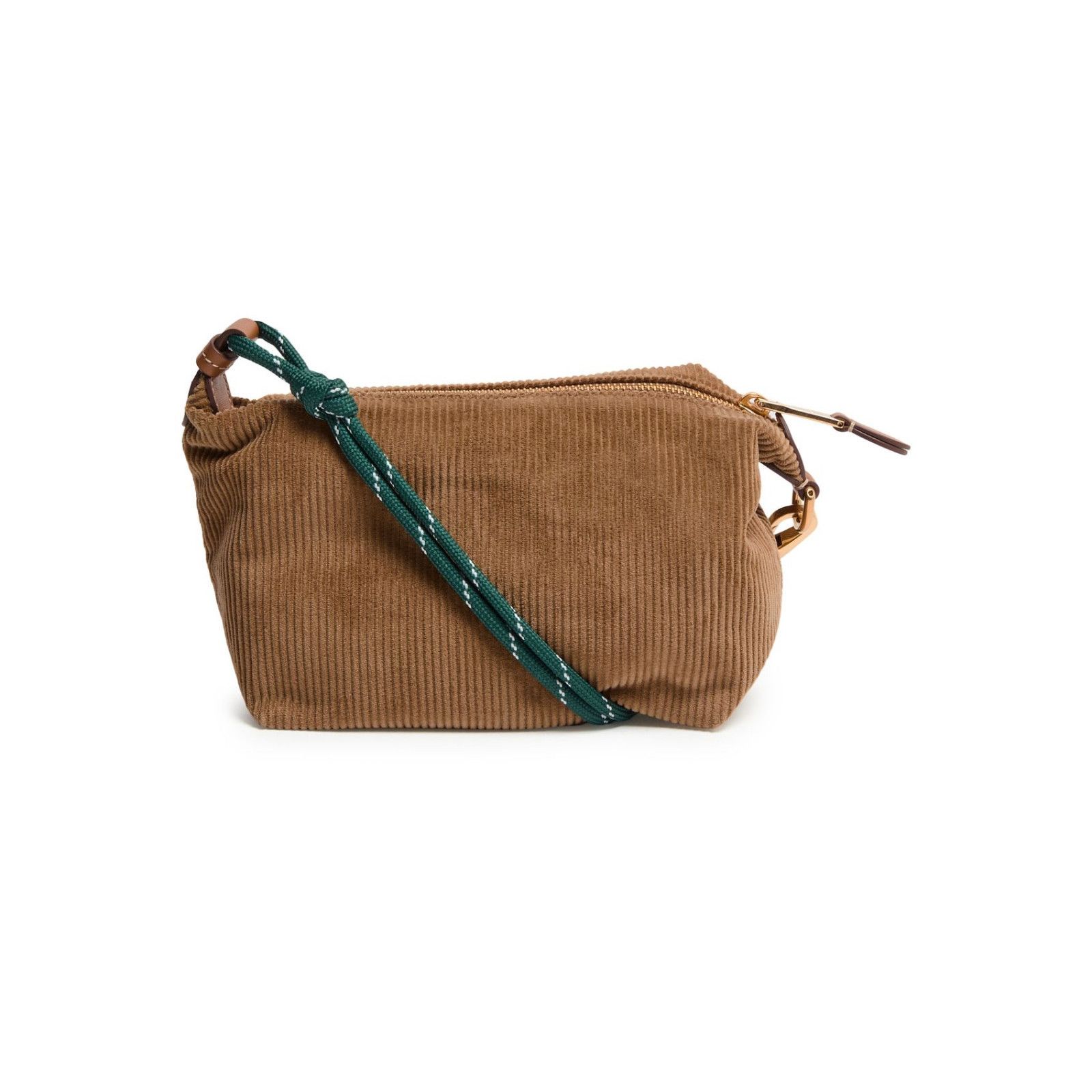 Miu Miu MIU MIU $1270 Cinnamon/Green Corduroy Pouch New & Authentic Size ONE SIZE - 3 Thumbnail