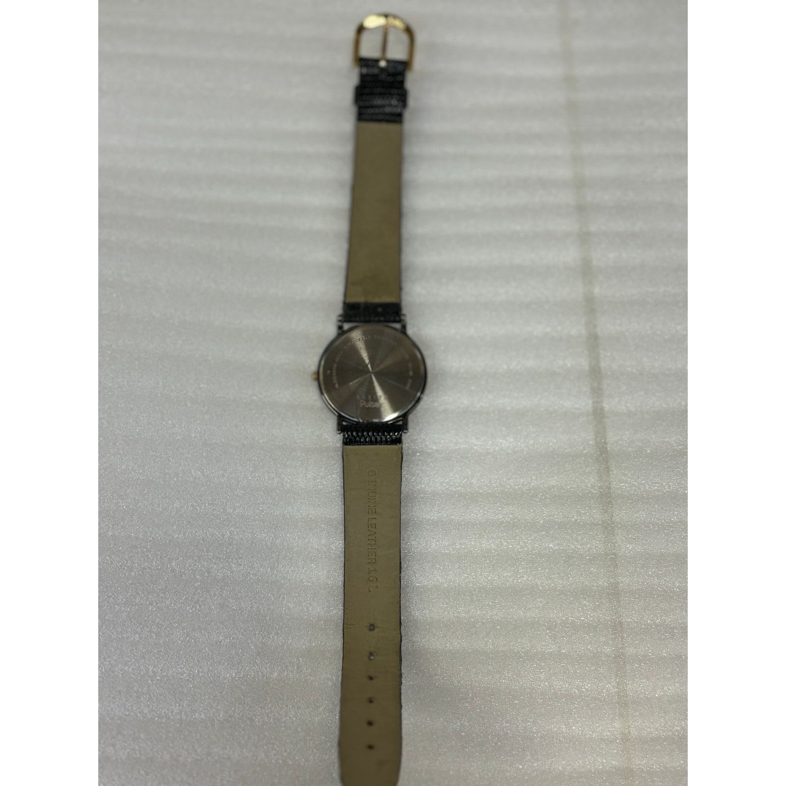 Pulsar Pulsar V320-6049 Genuine Leather Unisex Watch! New Battery! Size ONE SIZE - 6 Thumbnail