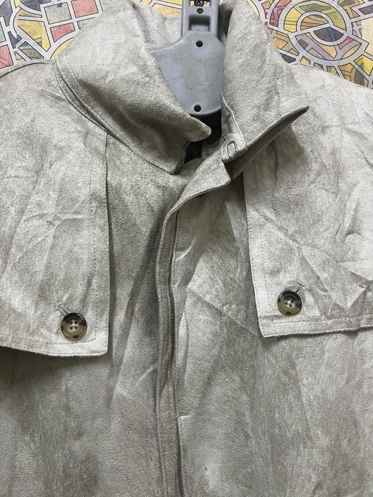 Tornado Mart Tornado Mart Micro Suede Trench Coat Tornado Mart (GJ 35) Size US L / EU 52-54 / 3 - 17 Thumbnail
