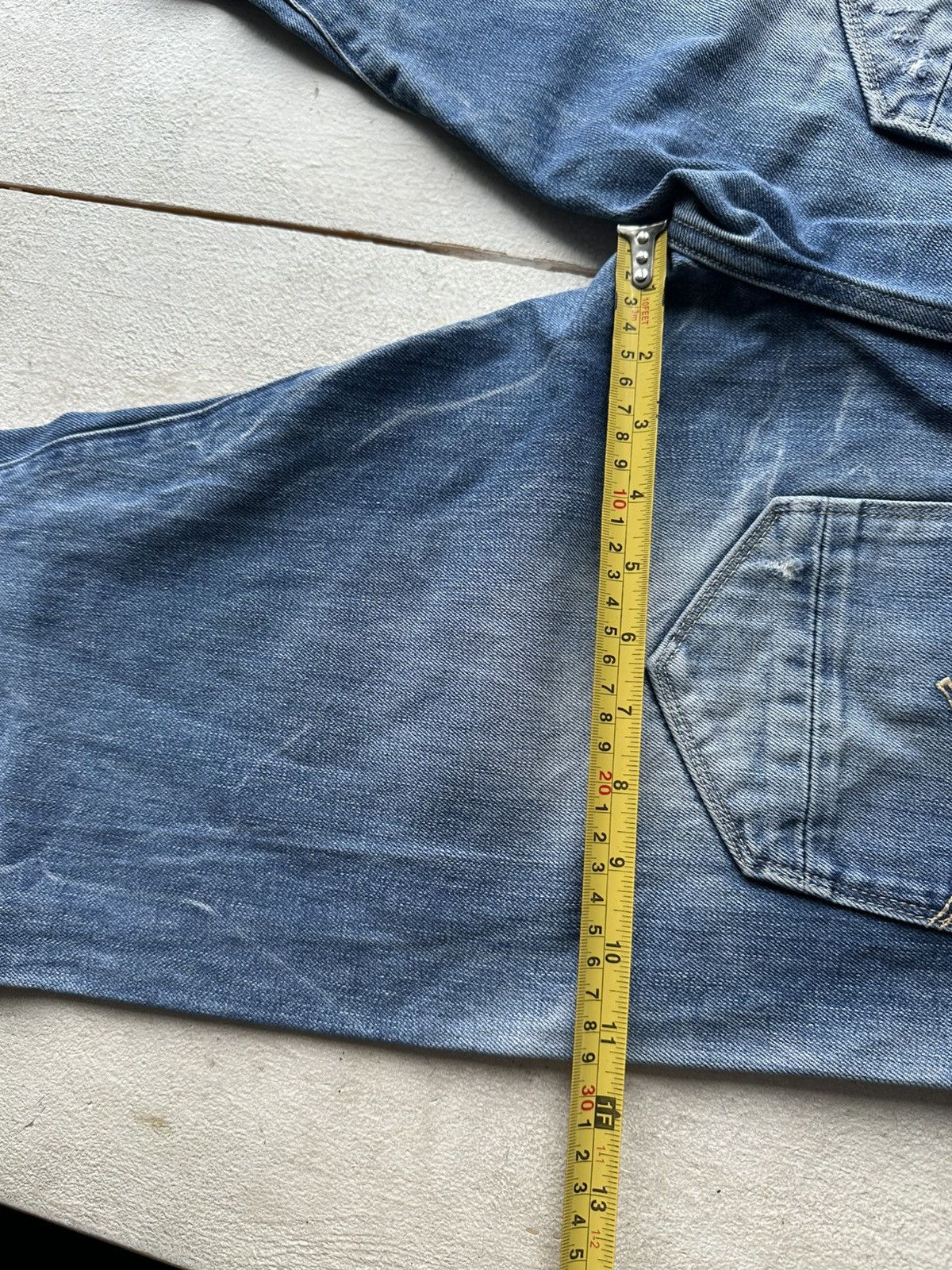 G-Star 🚨VNTG G STAR RAW BLUE FADED RARE AVANT GARDE JEANS Y2K Size 29" - 17 Thumbnail