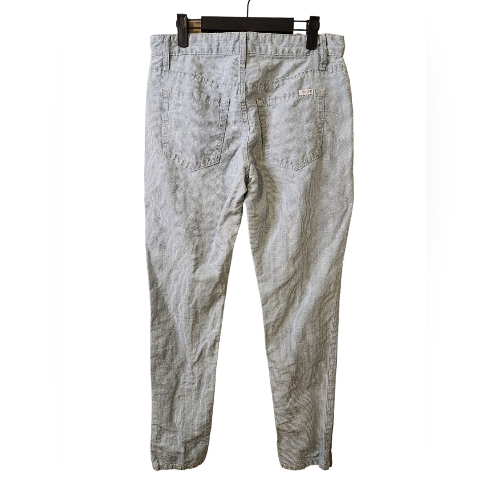 Joe's Joes Jeans Weekender Linen Cotton Blend Striped Pants 28 Size 28" / US 6 / IT 42 - 5 Thumbnail