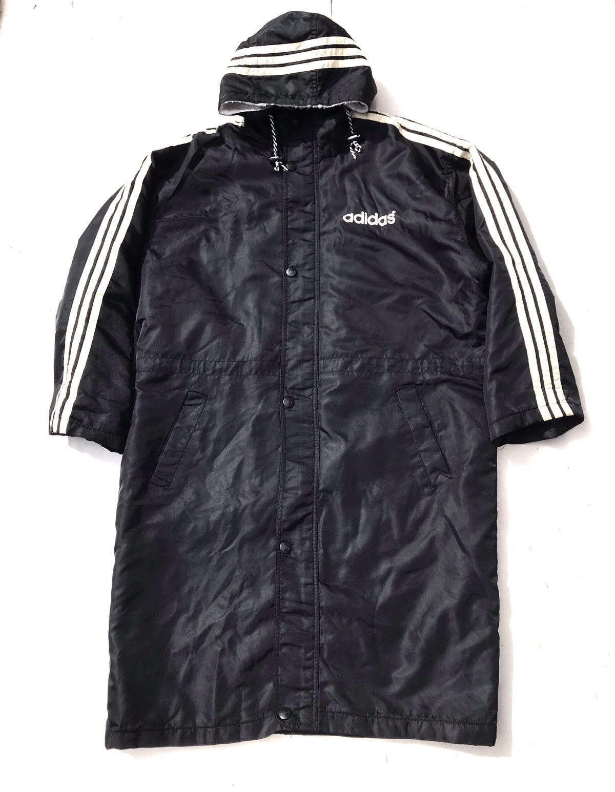 Adidas × Vintage Rare 90’S Adidas Germany coach coat Originals Bench Coat Bi Size US L / EU 52-54 / 3 - 22 Thumbnail