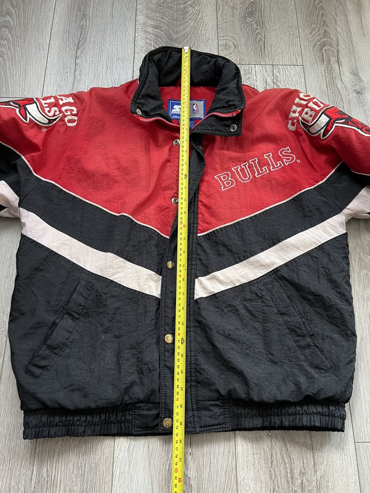 Starter Vintage Starter NBA Chicago Bulls Jacket 1990s Nylon Size US S / EU 44-46 / 1 - 12 Thumbnail