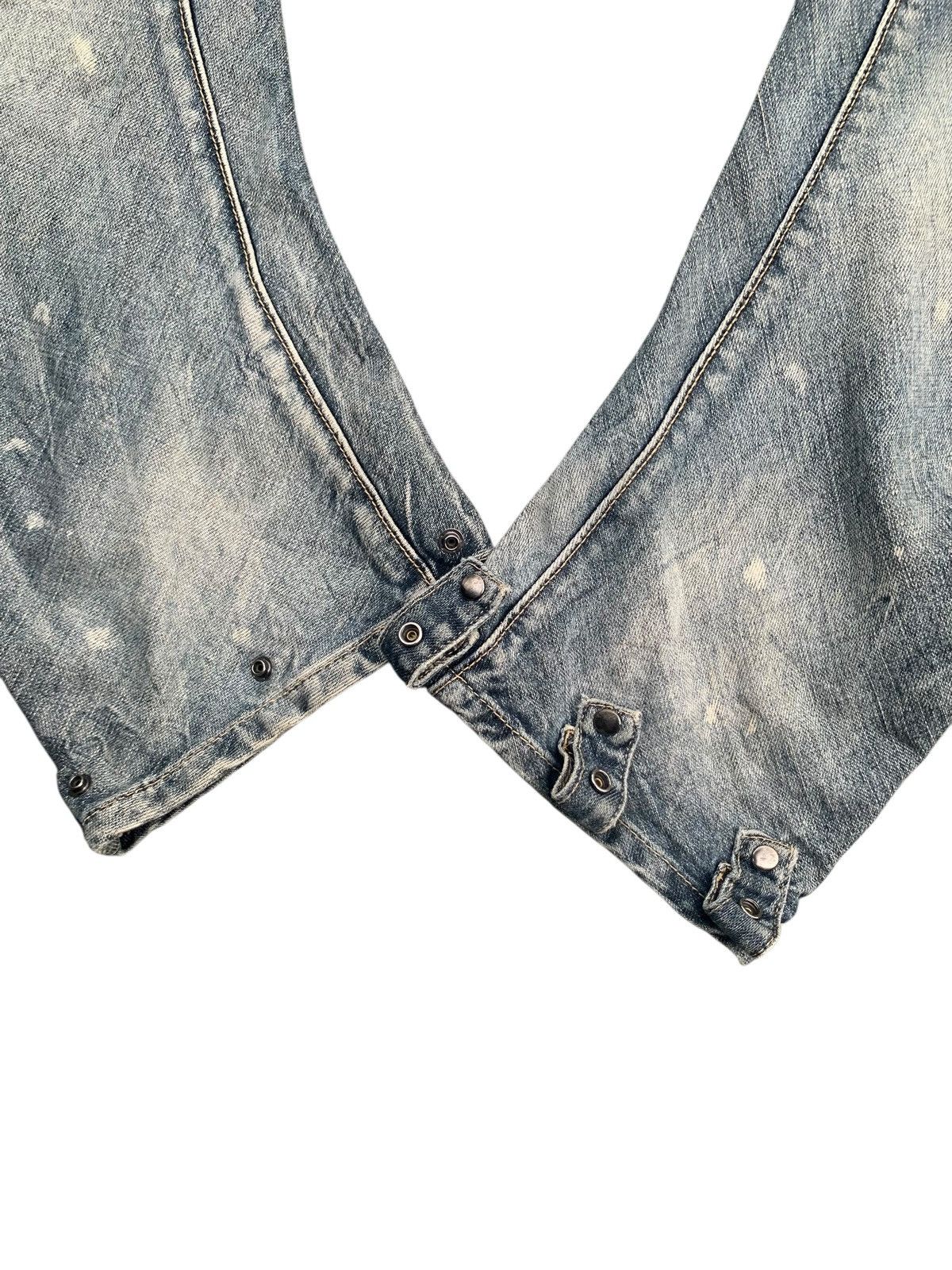 PPFM RARE💥PPFM BANANA CURVE CUT JAPANESE PUNK RUSTY DENIM Size US 32 / EU 48 - 17 Thumbnail