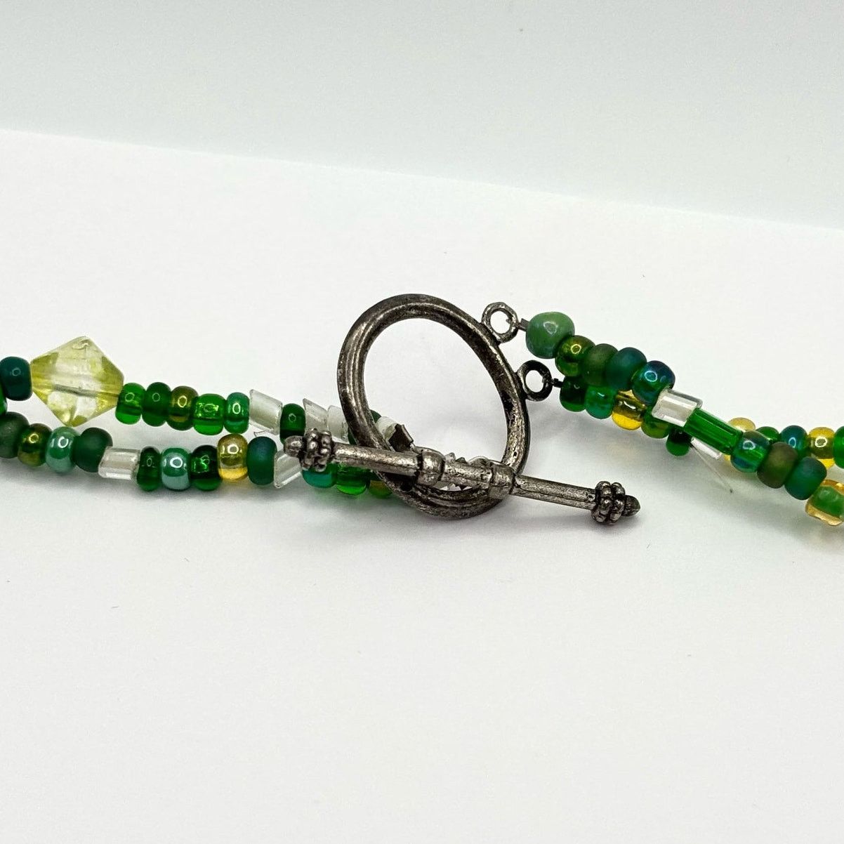 Other Green Beaded Layered Necklace Size ONE SIZE - 4 Thumbnail