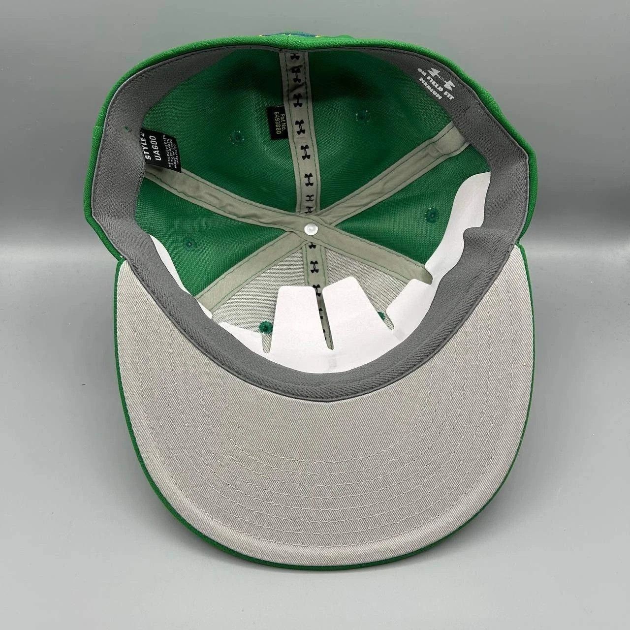 Under Armour Notre Dame Fighting Irish Hat Men Medium Green NCAA Fitted Size ONE SIZE - 2 Thumbnail
