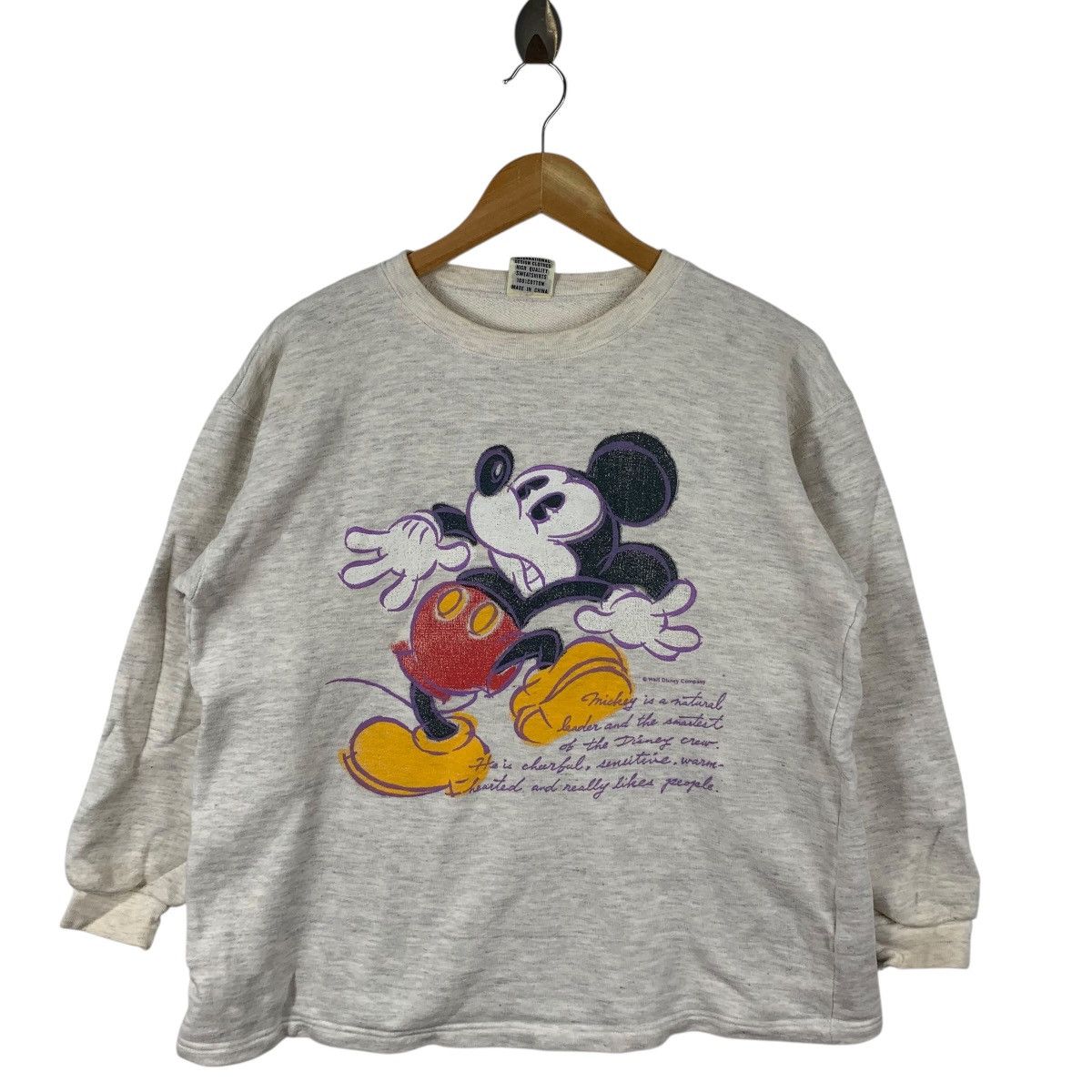 Disney Vintage DISNEY MICKEY MOUSE Dia Club Disneyland Sweatshirt Size M / US 6-8 / IT 42-44 - 4 Thumbnail