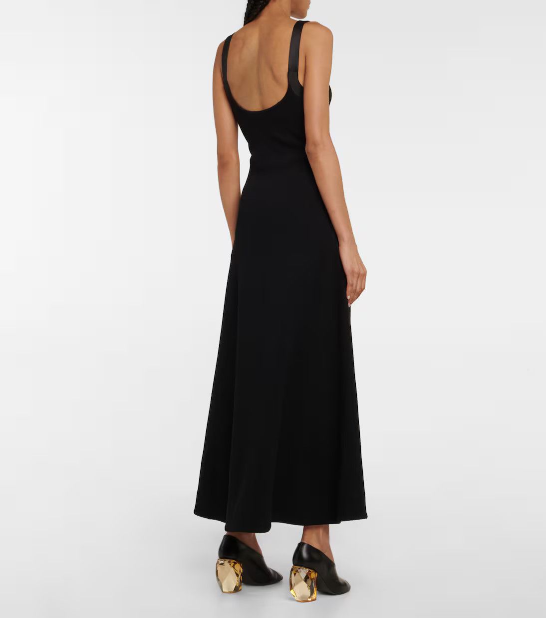 Jil Sander o1y0925 Maxi Dress in Black Size S / US 4 / IT 40 - 3 Thumbnail