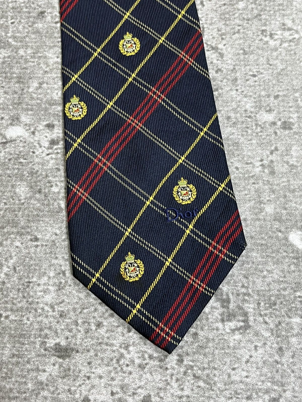 Christian Dior Monsieur Vintage Christian Dior Monsieur Silk Tie Size ONE SIZE - 2 Thumbnail
