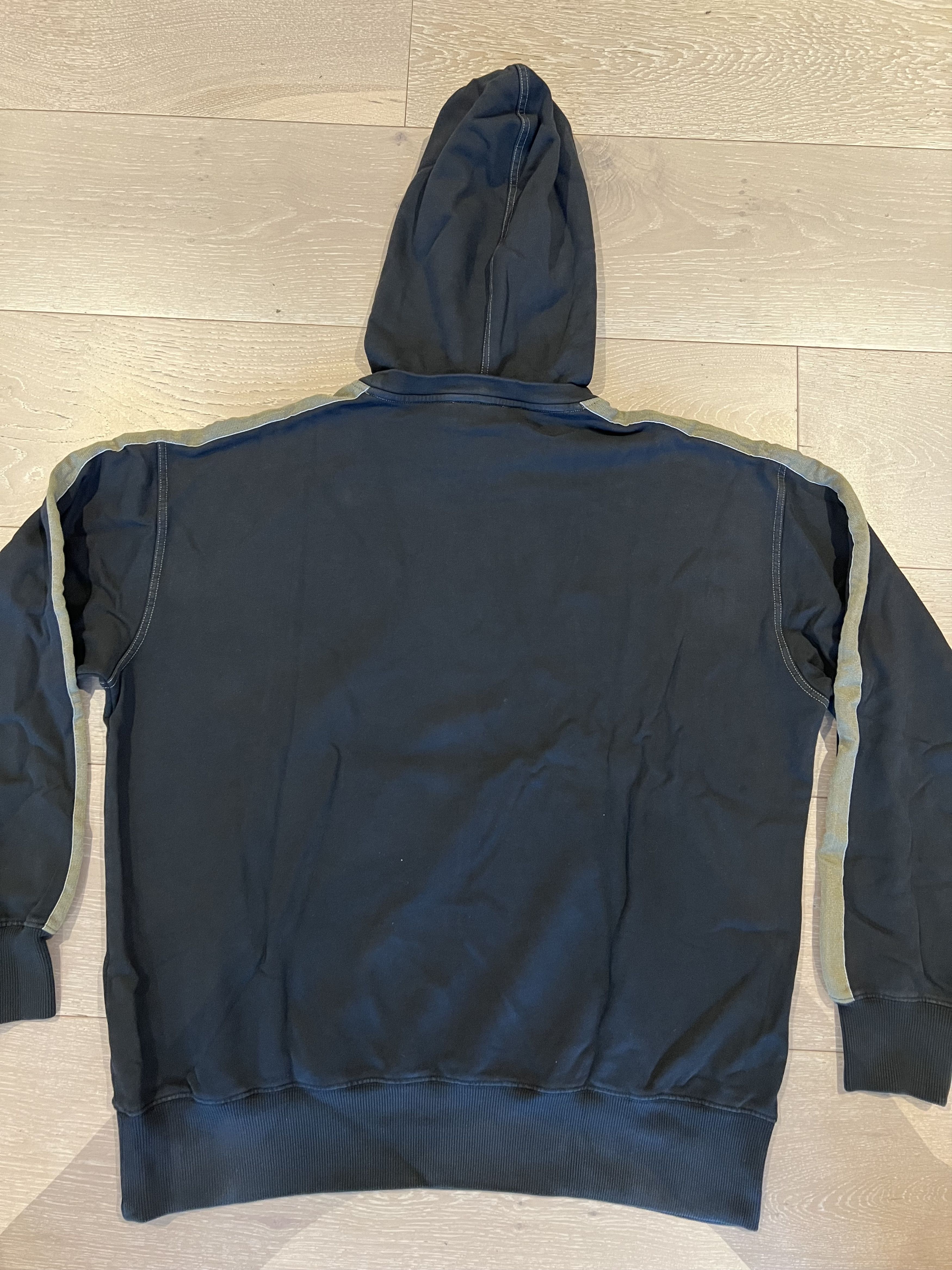 Acne Studios 💚 Acne Studios Black/Green Striped Hoodie Large NEW Size US L / EU 52-54 / 3 - 4 Thumbnail