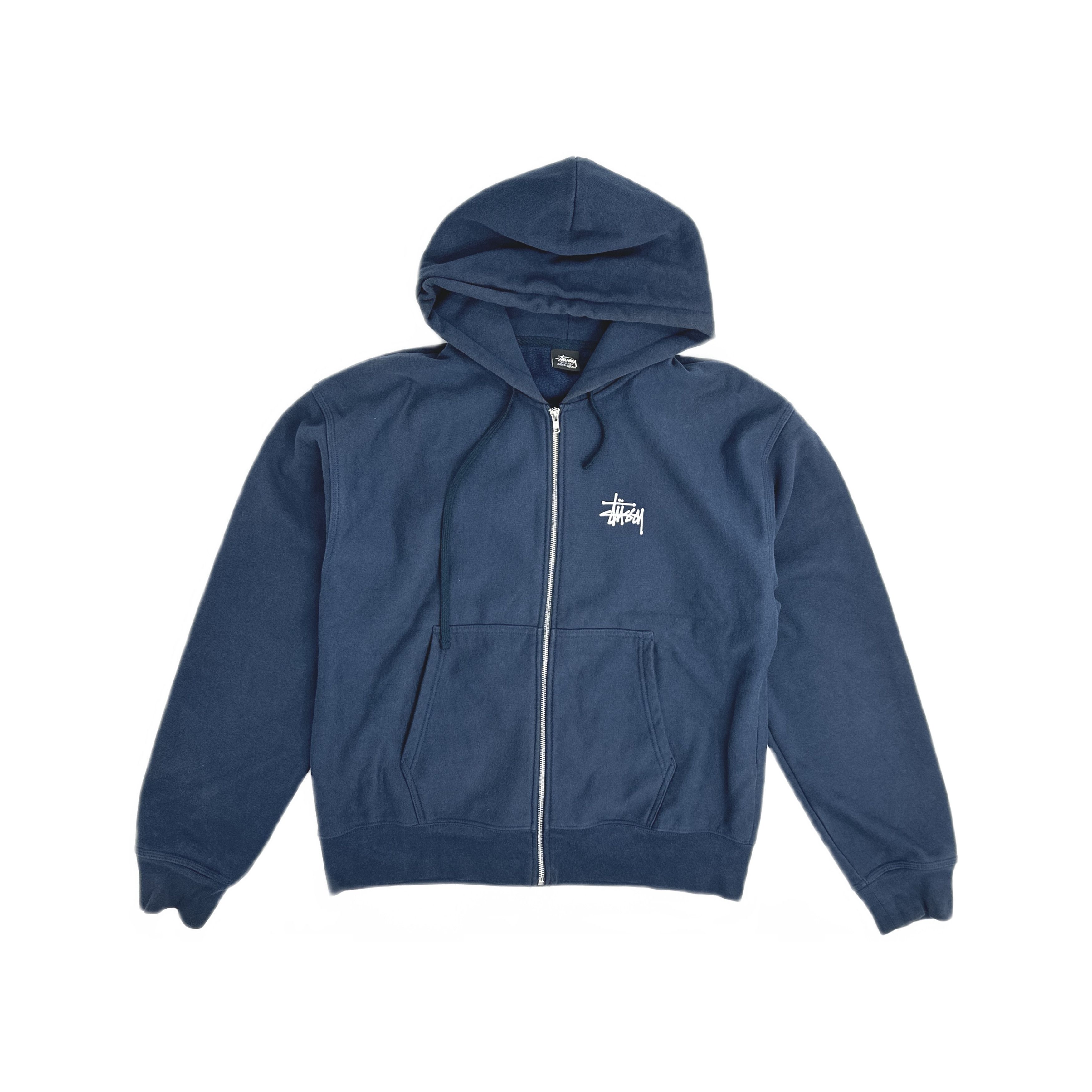 Stussy Faded Graphic Zip Hoodie | Grailed