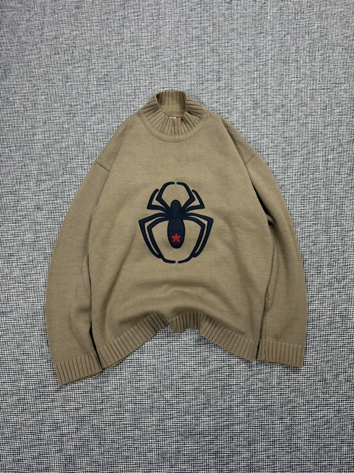 Japanese Brand Y2K swag spider boxy baggy sweater ski skate winter Size US XL / EU 56 / 4 - 1 Thumbnail