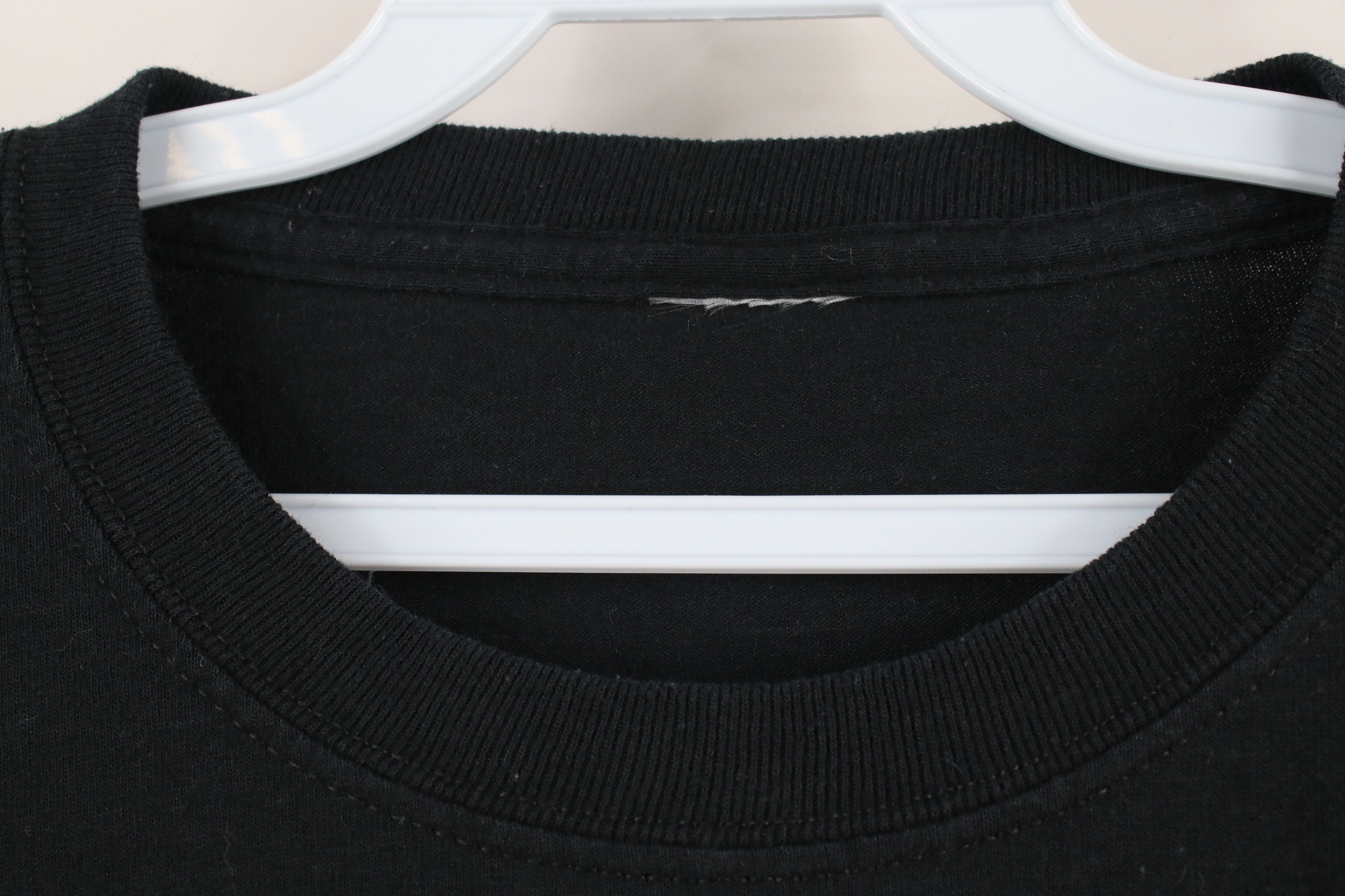 Vintage Vintage 90s Streetwear Long Sleeve T-Shirt Black Cotton Size US XL / EU 56 / 4 - 5 Thumbnail