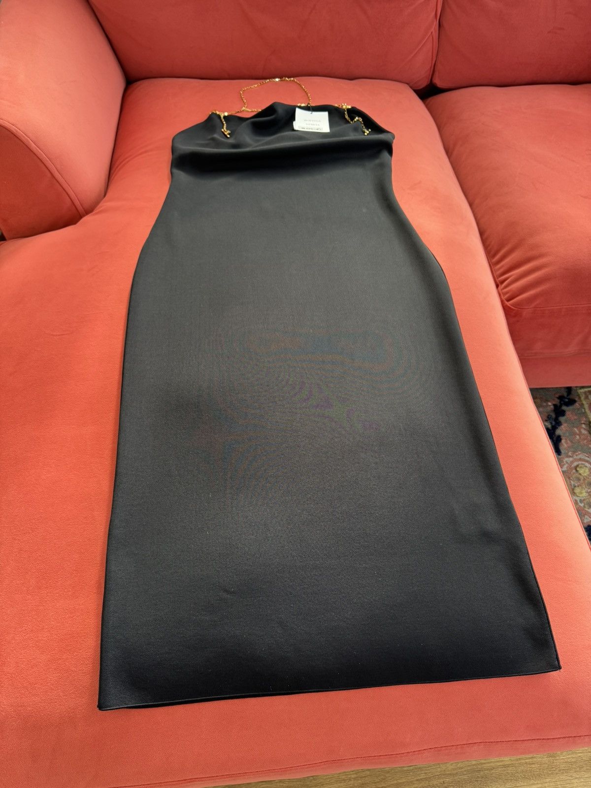 Bottega Veneta Bottega Veneta New chain details black midi dress, size S Size S / US 4 / IT 40 - 8 Thumbnail