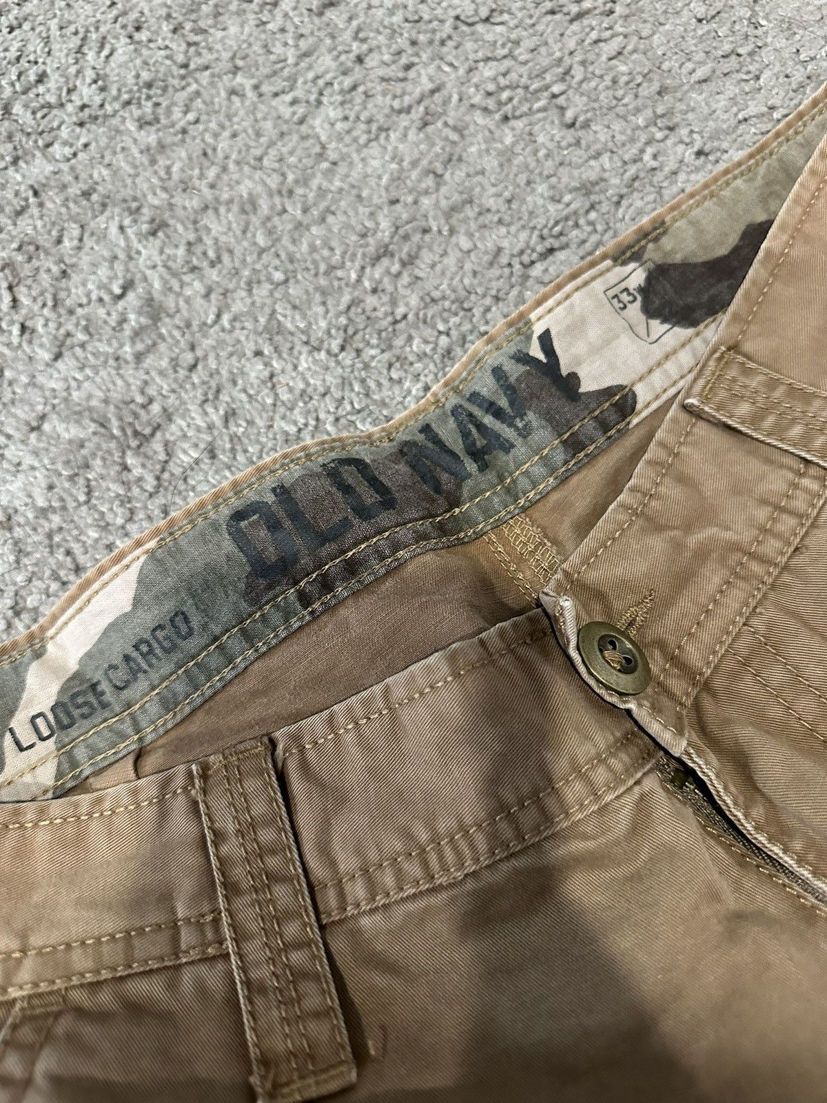 Vintage Vintage Old Navy Cargo Pants Size US 33 - 4 Thumbnail