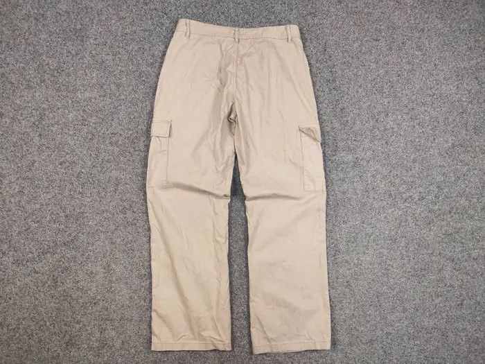 Japanese Brand Vintage Japanese Casual Beige Baggy Cargo Pants Y2K Style Size US 32 / EU 48 - 10 Thumbnail