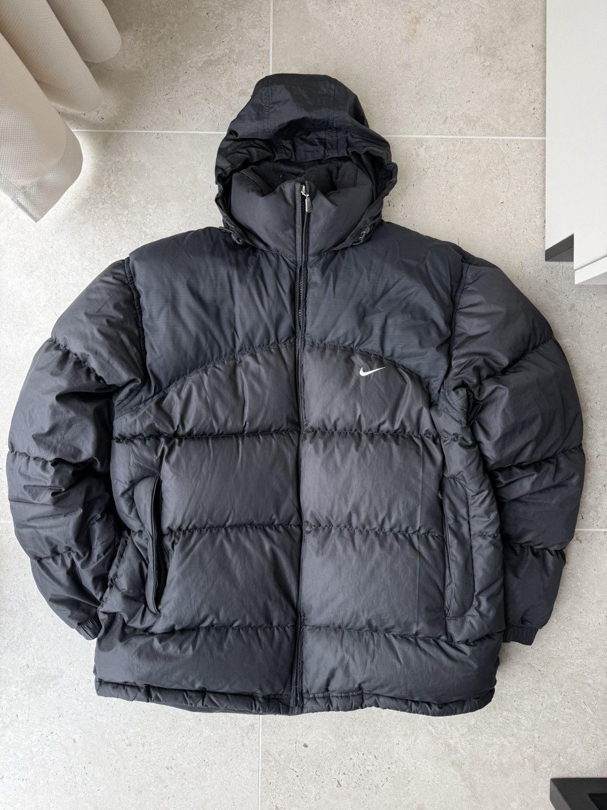 Nike NIKE VINTAGE PUFFER DOWN JACKET Y2K BOMBER DRILL STREET WEAR Size US M / EU 48-50 / 2 - 1 Thumbnail
