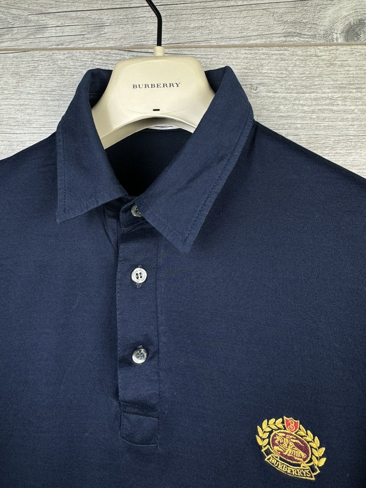 Burberry Burberrys Polo 👕 Luxury Tee Made in England 🏴󠁧󠁢󠁥󠁮󠁧󠁿 size XL Size US XL / EU 56 / 4 - 7 Thumbnail