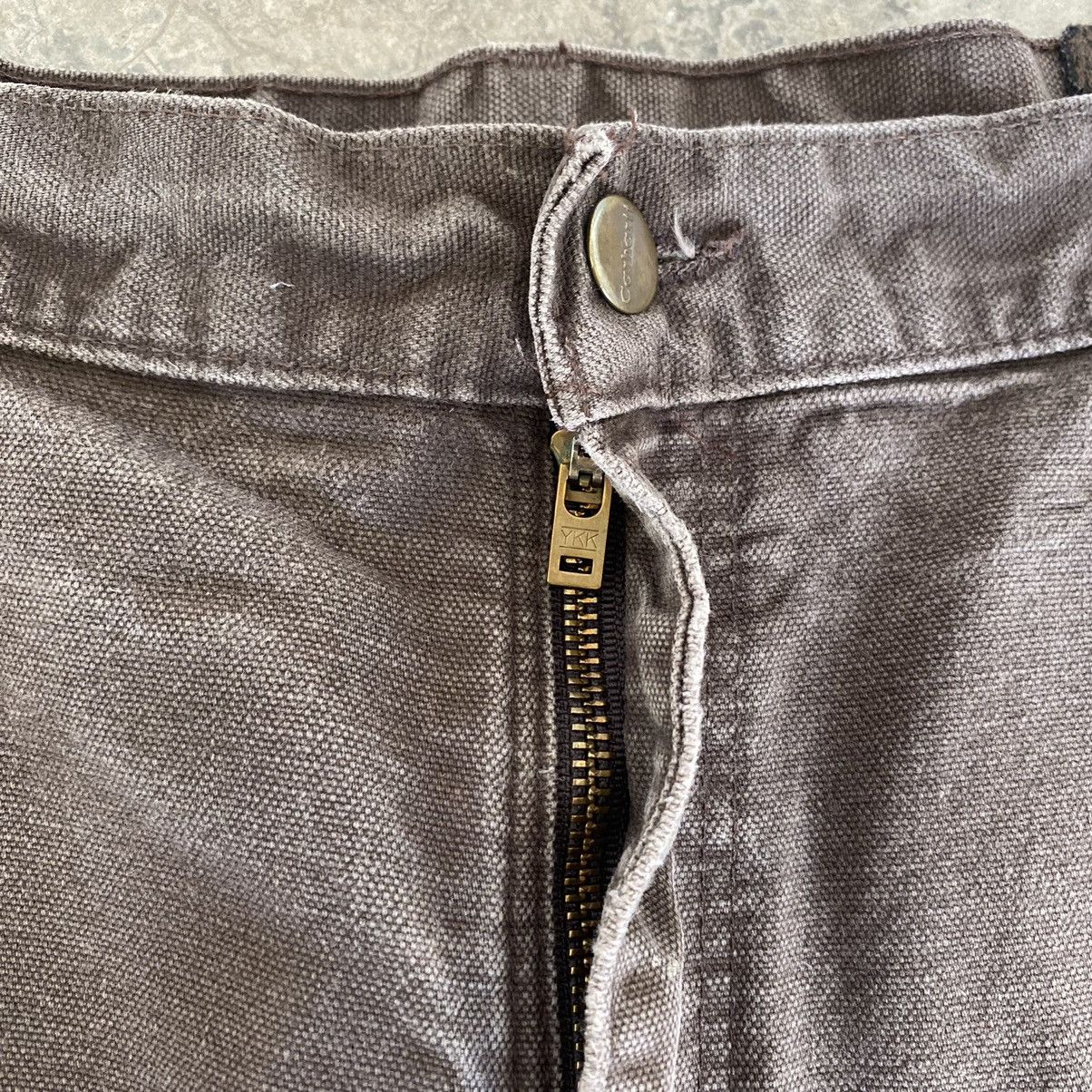 Carhartt VTG Carhartt Double Knee Faded Brown Carpenter Pants Size US 35 - 11 Thumbnail