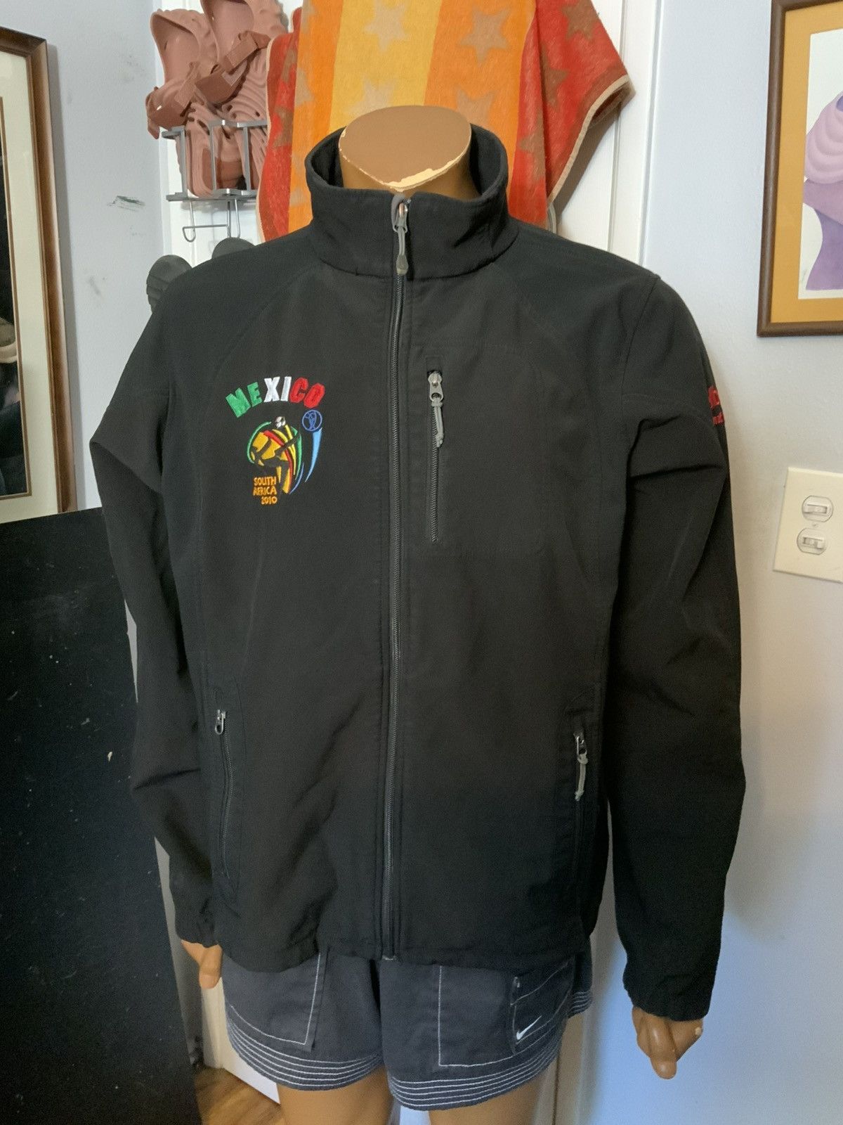 Black Diamond Mexico Football Soccer World Cup Softshell Jacke Size US L / EU 52-54 / 3 - 10 Thumbnail