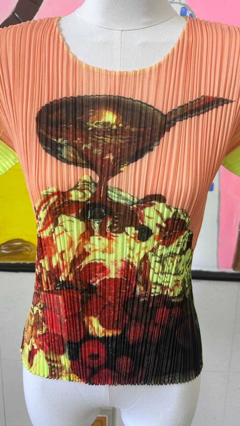 Issey Miyake Issey Miyake Ice cream short sleeve Size L / US 10 / IT 46 - 3 Thumbnail