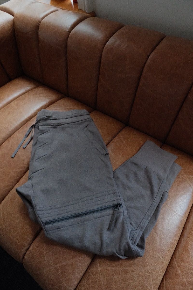 Helmut Lang French Terry Biker Dropcrotch Sweatpants Size US 30 / EU 46 - 2 Thumbnail