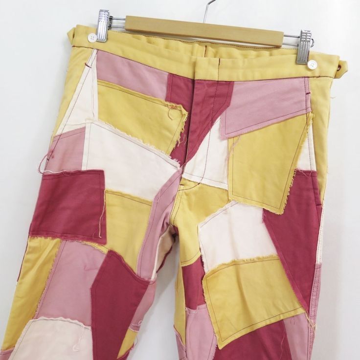 Comme des Garcons Homme Plus 00SS Patchwork Pants Size US 31 - 2 Thumbnail