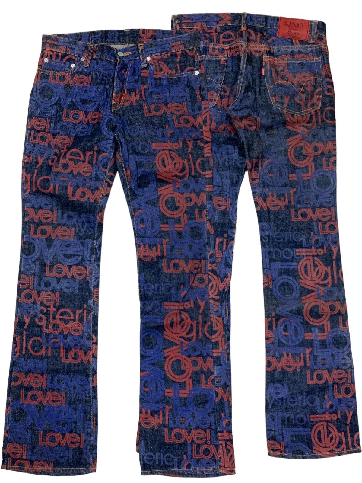 Hysteric Glamour Vintage Hysteric Glamour Flared Jeans Size US 31 - 1 Thumbnail