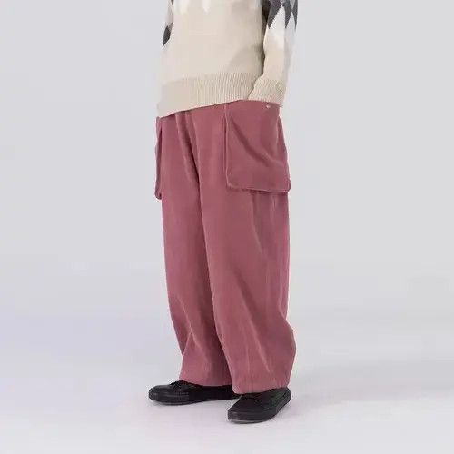 Jean 20AW Indigo Union Japan Pink Corduroy Wide Pants Size US 31 - 3 Thumbnail