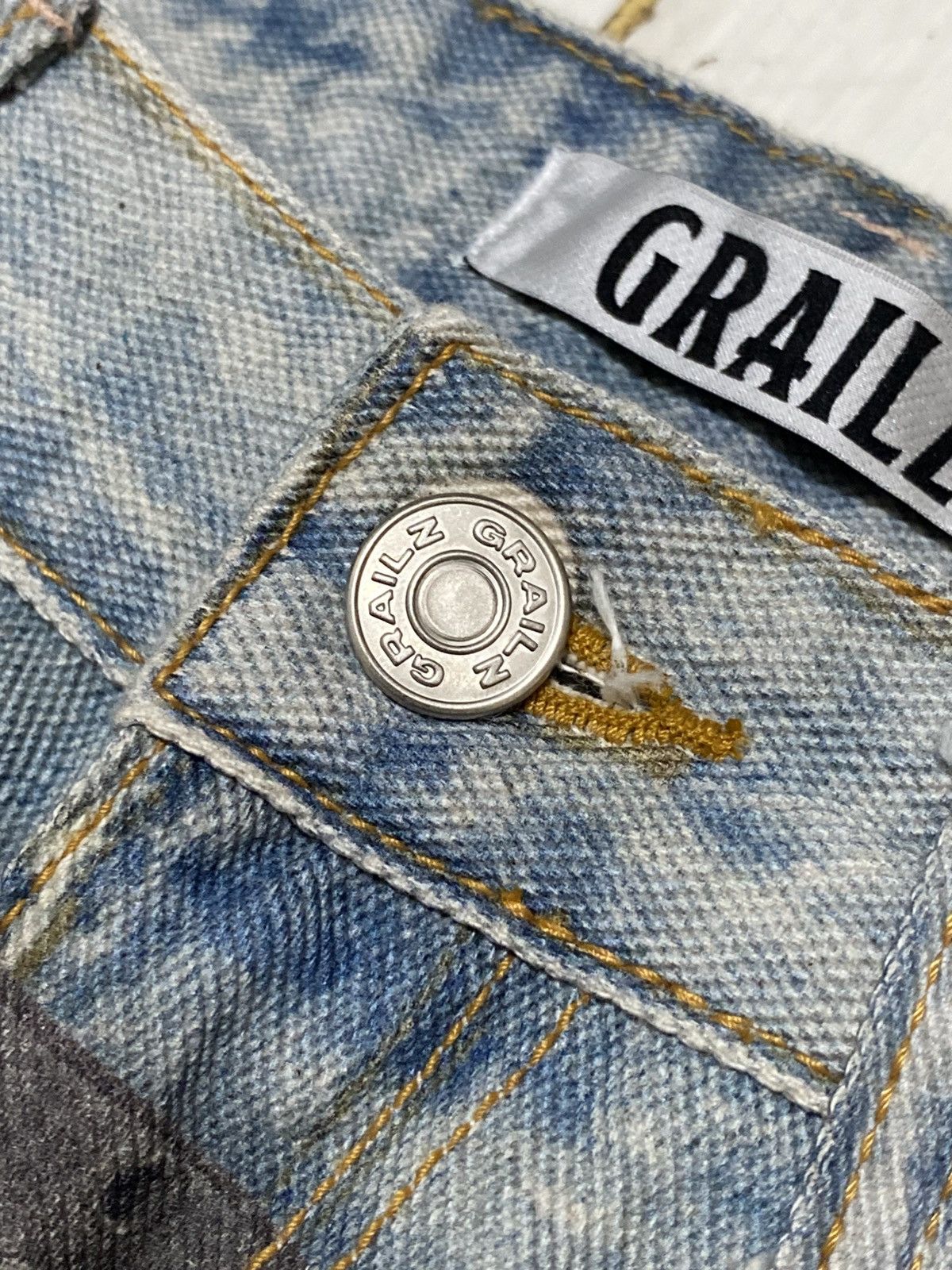 GRAILZ GRAILZ Key Chain Illusion Denim Pants Size US 28 / EU 44 - 9 Thumbnail