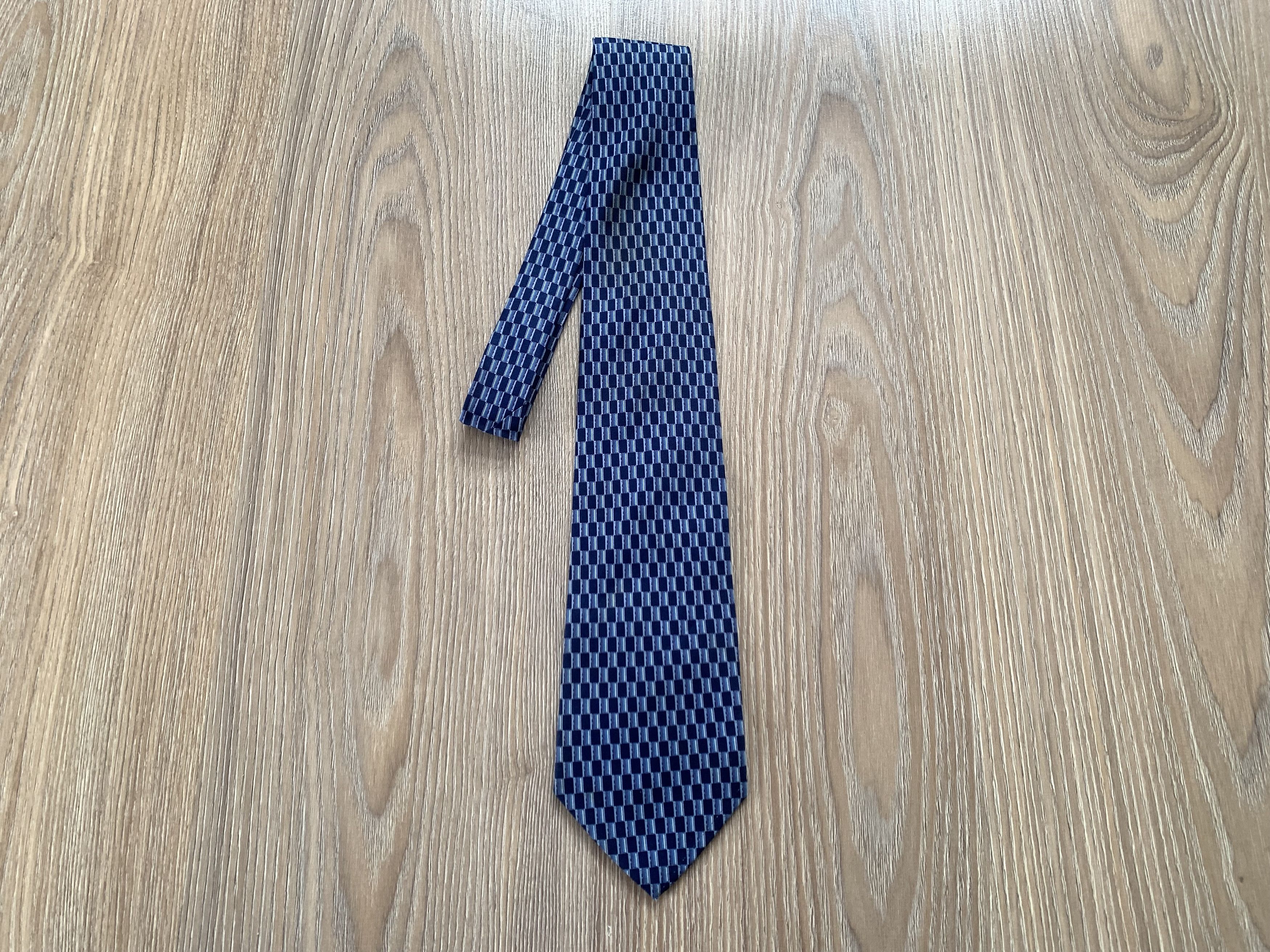 Burton Burton Blue Patterned Tie Size ONE SIZE - 2 Thumbnail