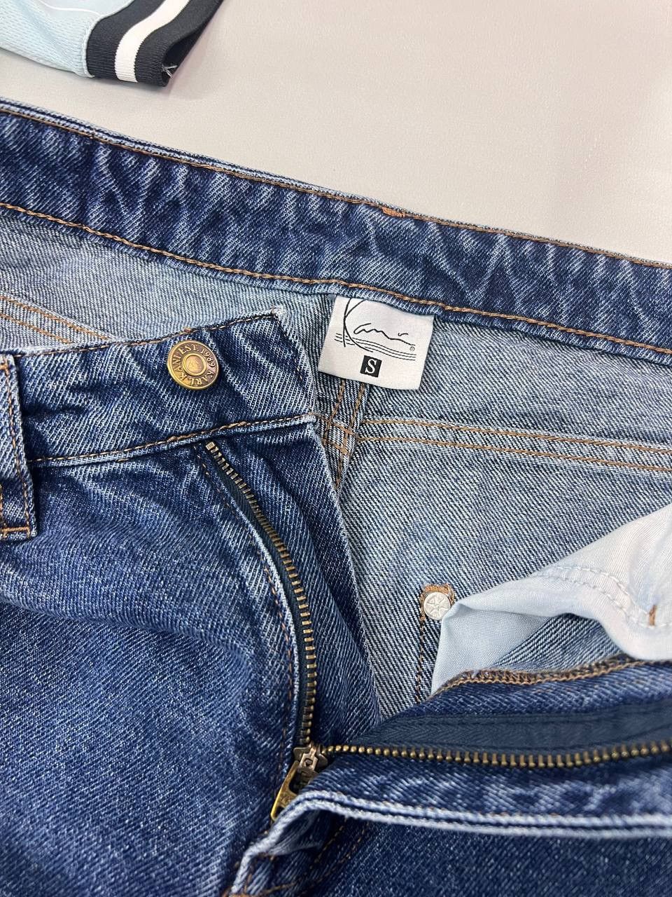 Karl Kani × Vintage Karl Kani Retro Baggy Workwear Jeans Size US 31 - 5 Thumbnail