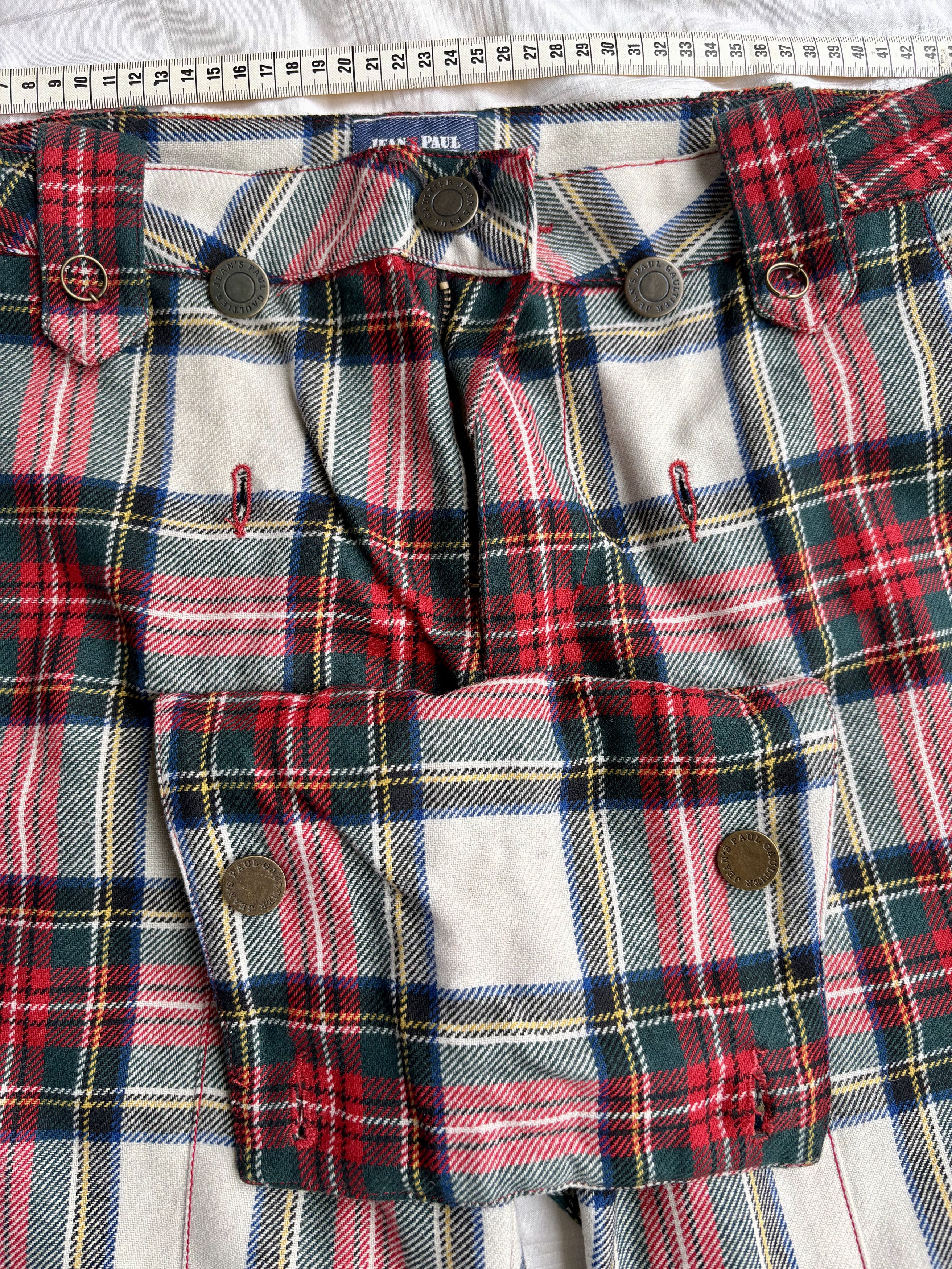 Jean Paul Gaultier Archival JEAN PAUL GAULTIER Tartan Sailor Pants – Unworn Size US 34 / EU 50 - 5 Thumbnail