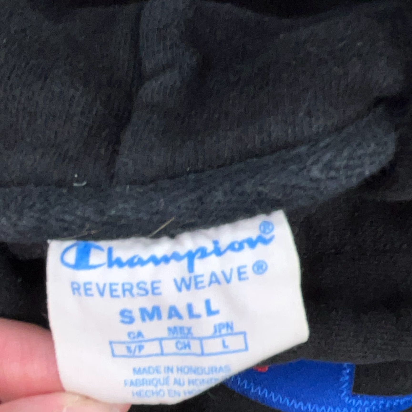 Champion Champion Hoodie Men Small Black Sweatshirt Sweater Reverse Weave Size US S / EU 44-46 / 1 - 3 Thumbnail